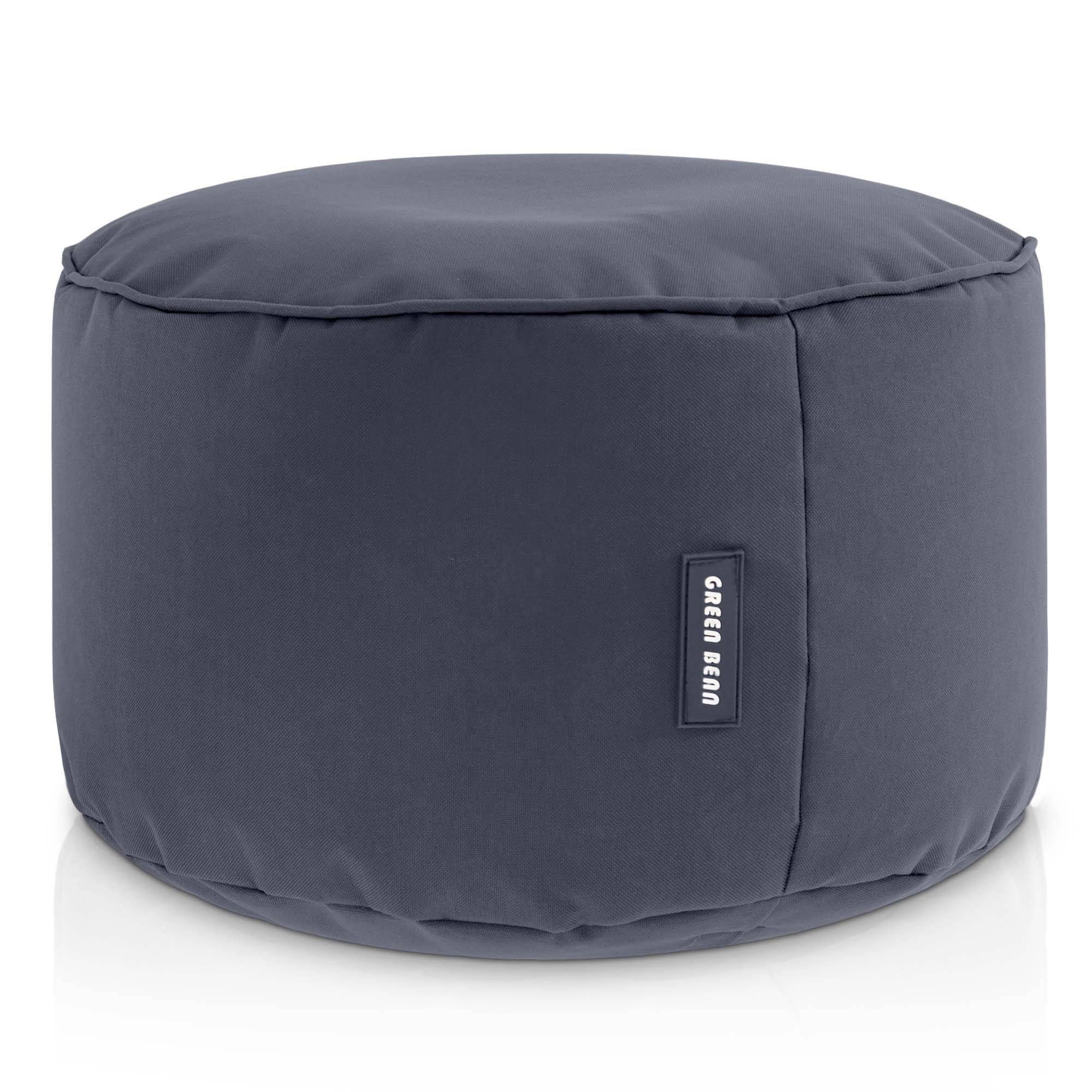 Green Bean Pouf Sitzsack-Hocker Pouf Stay 45x25cm (Sitzsack-Hocker 45x25cm mit EPS-Perlen Füllung -, Fußhocker Fußkissen Sitz-Pouf für Sitzsäcke), die ideale Ergänzung zum Sitzsack