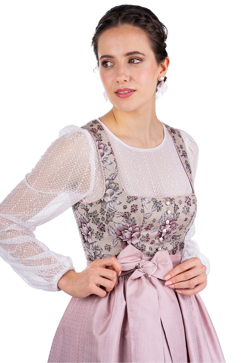 MarJo Dirndl Midi Dirndl 2tlg. - URSI - taupe light/puder