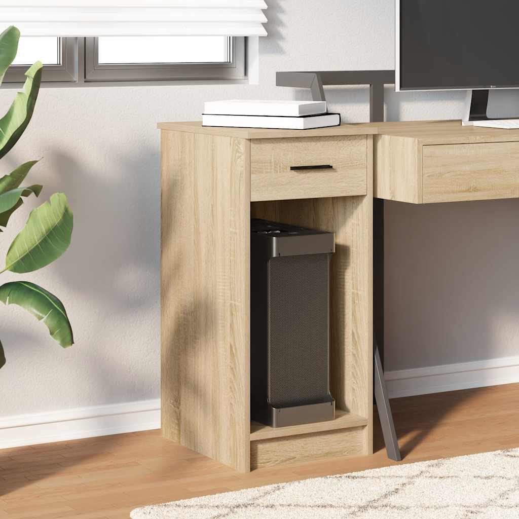 vidaXL Schreibtisch Computerschrank mit Schublade Sonoma-Eiche günstig online kaufen