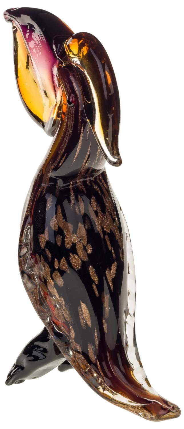 Murano Glass Style Sculptuur - Blauw Abstract