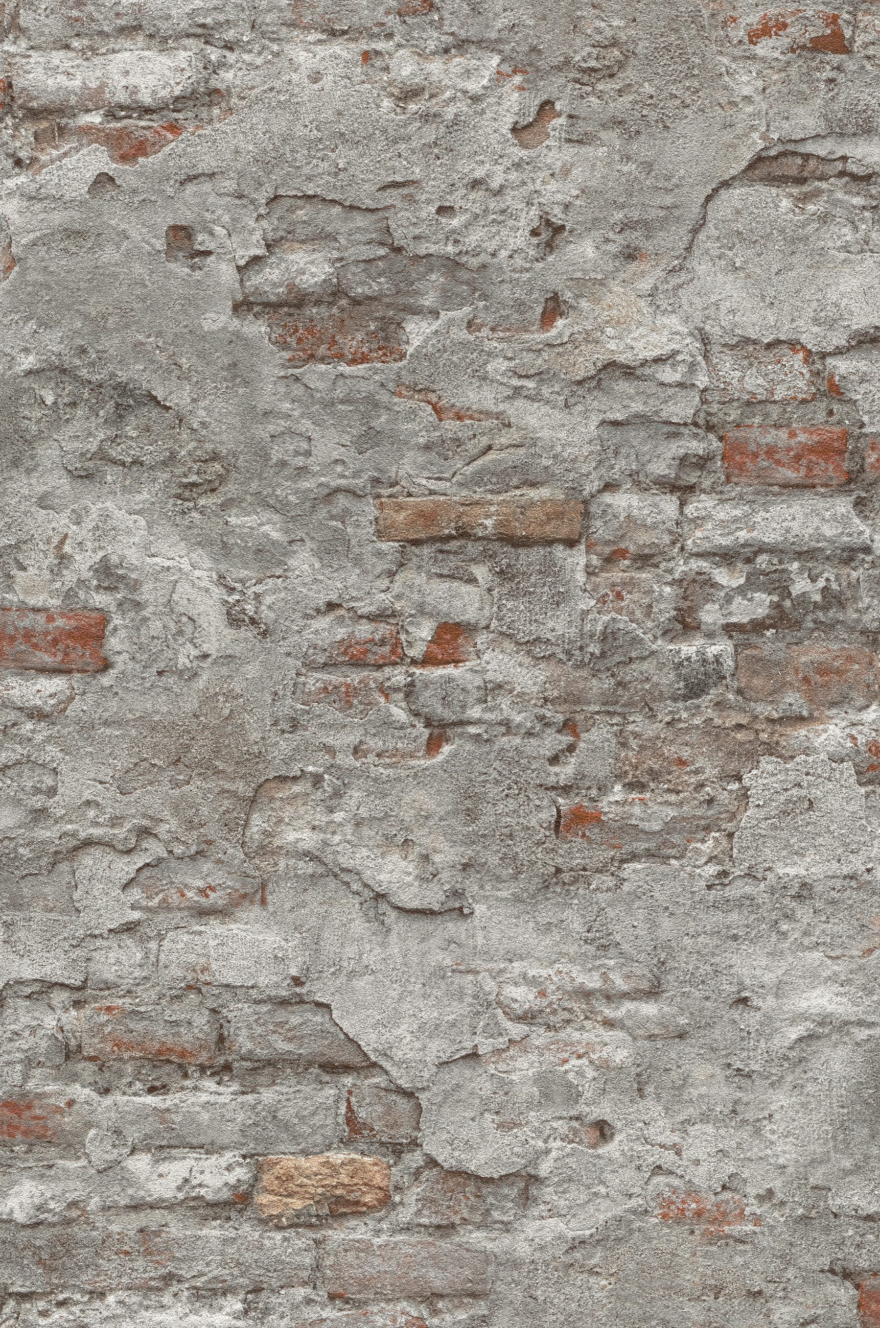 Rasch Vliestapete Steinoptik - Vinyltapete Grau Braun, Steinoptik, Industrial-Optik, Betonoptik, (1 Rolle, 1 St., Kollektion 'Unsere Besten 2027' - 10,05 m x 0,53 m), gute Lichtbeständigkeit, feucht abwischbar, restlos abziehbar