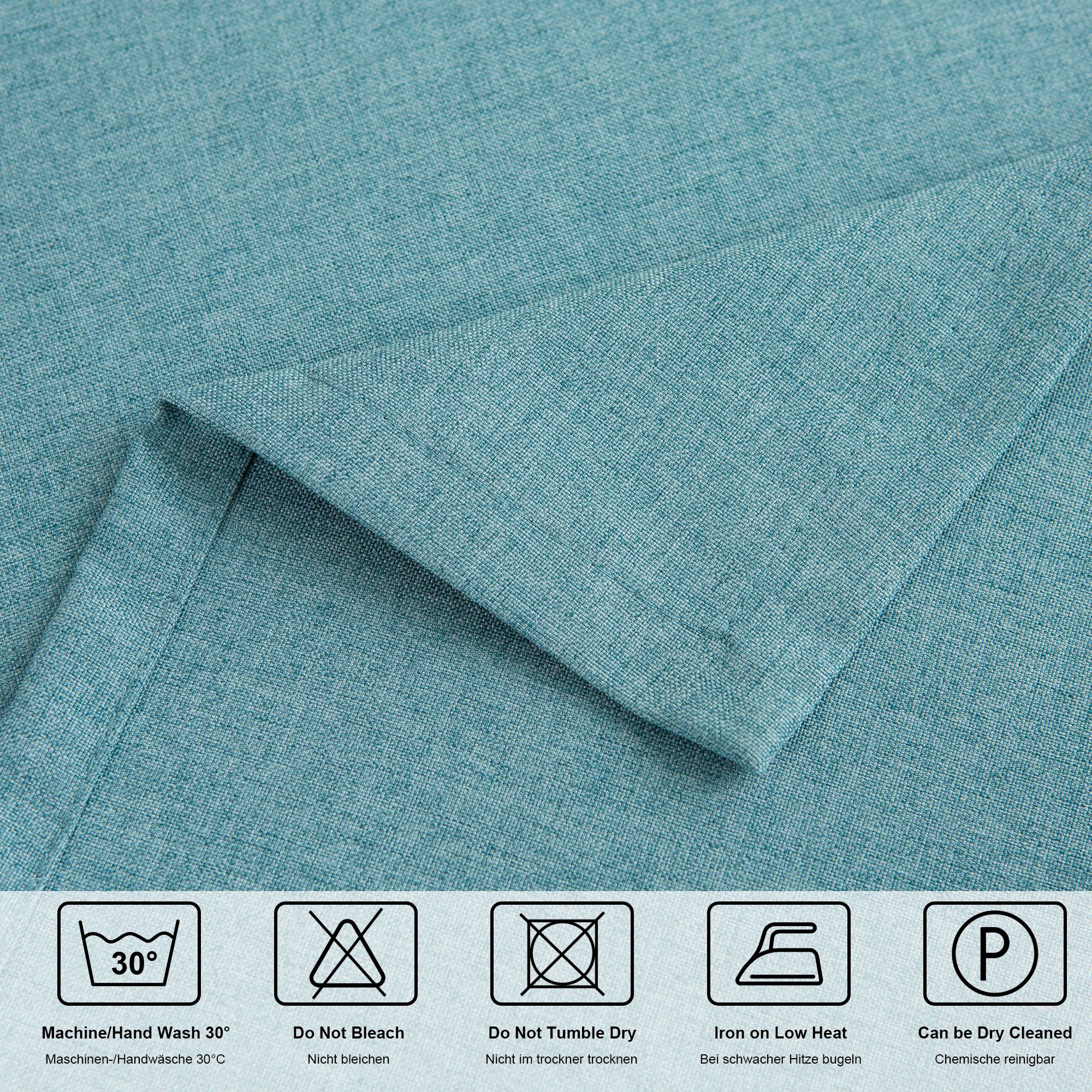 Simurq Tischläufer Modern Outdoor - Indoor Abwaschbar, (Table Runner Tischband, Pflegeleicht & fleckenabweisend Läufer) – Bild 5 von 5