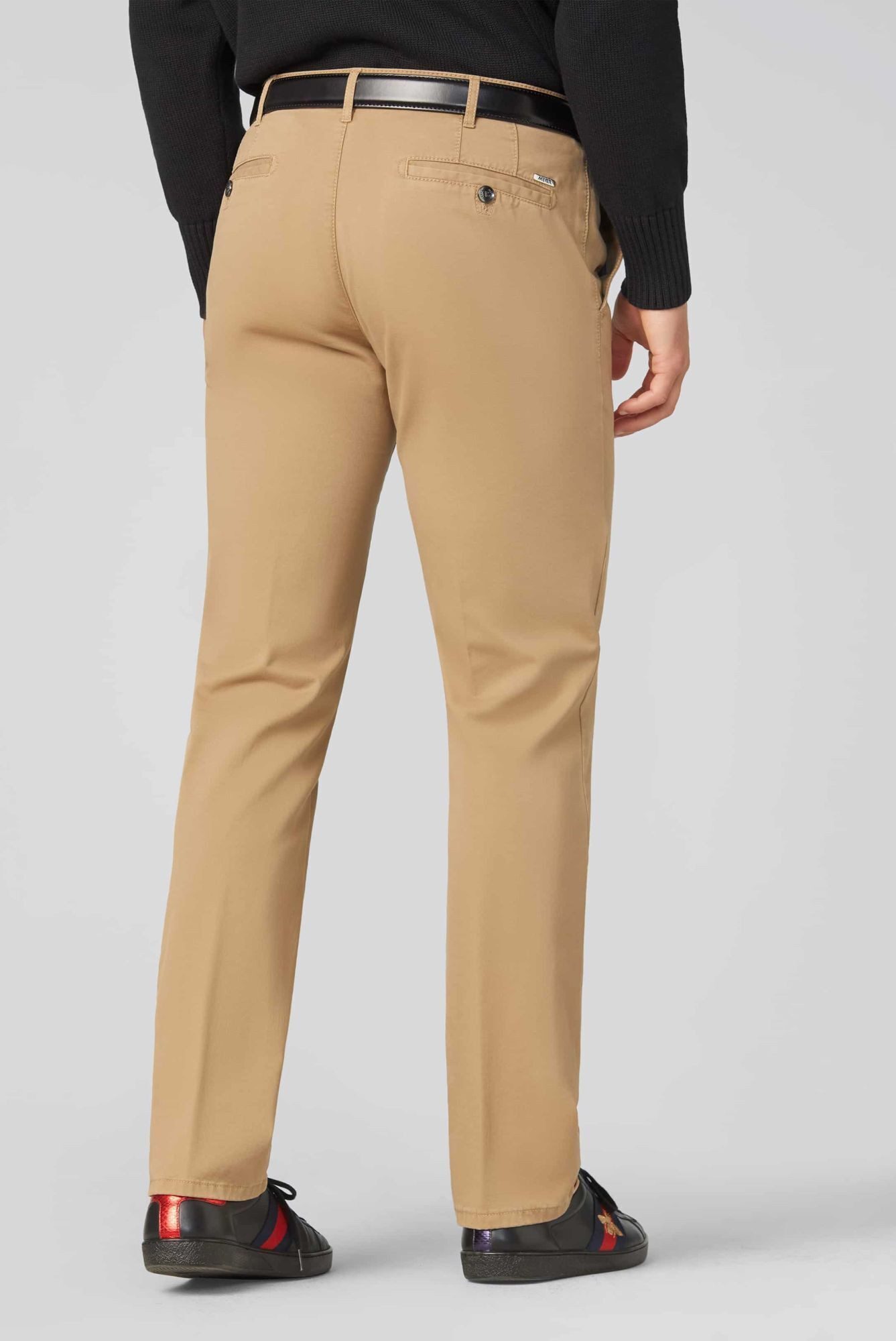 MEYER Chinos Roma mit Stretch-Dehnbund aus weicher Baumwollmischung