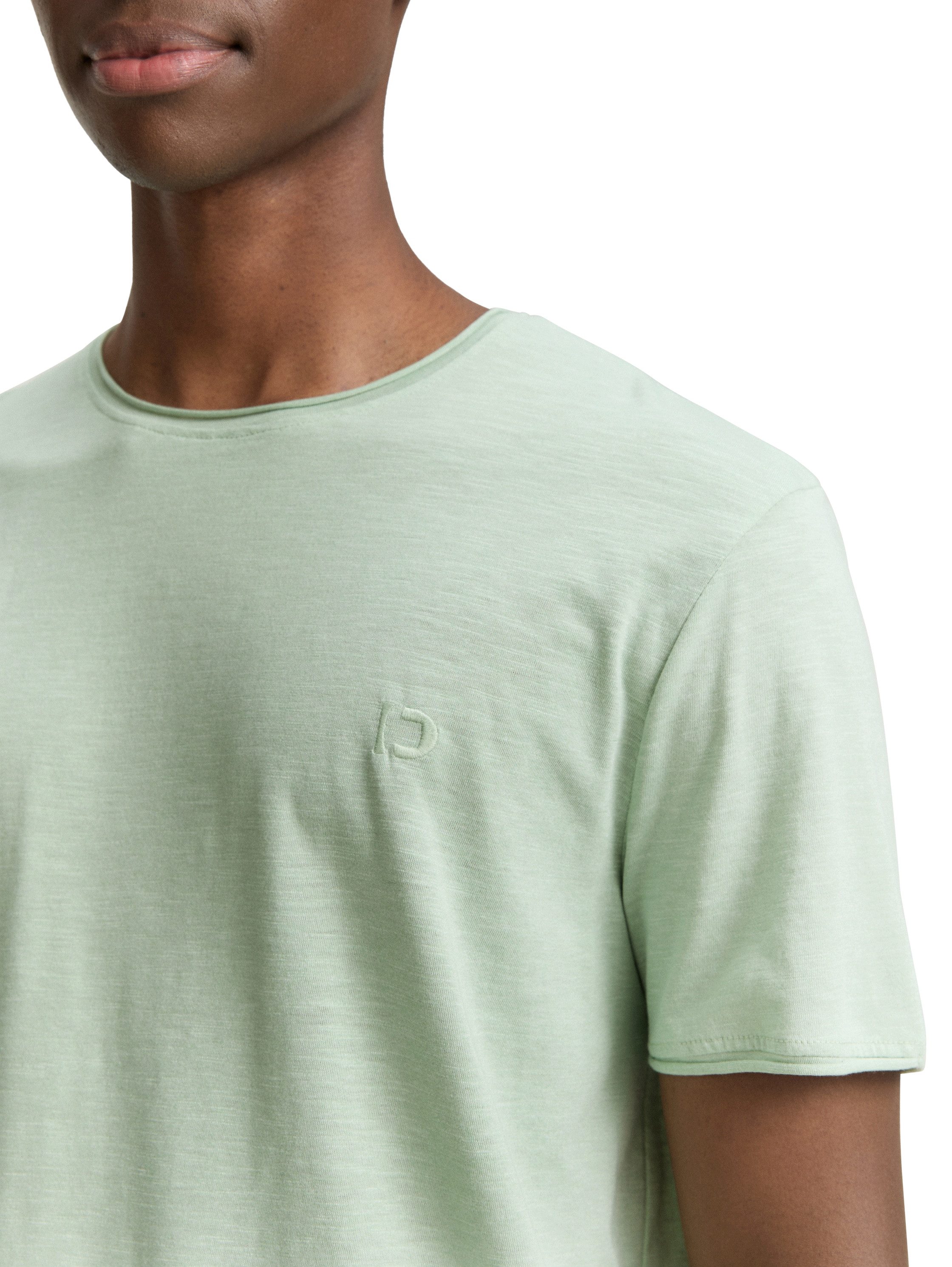 TOM TAILOR Denim T-Shirt in Melange-Optik