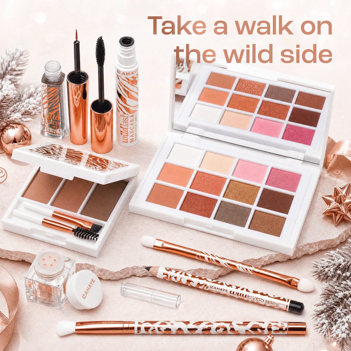 LAHAYE Adventskalender Make-up "WILD X-MAS" 2026, Perfekte Geschenk für Weihnachten (Set), 24 Beauty-Überraschungen – Bild 5 von 5