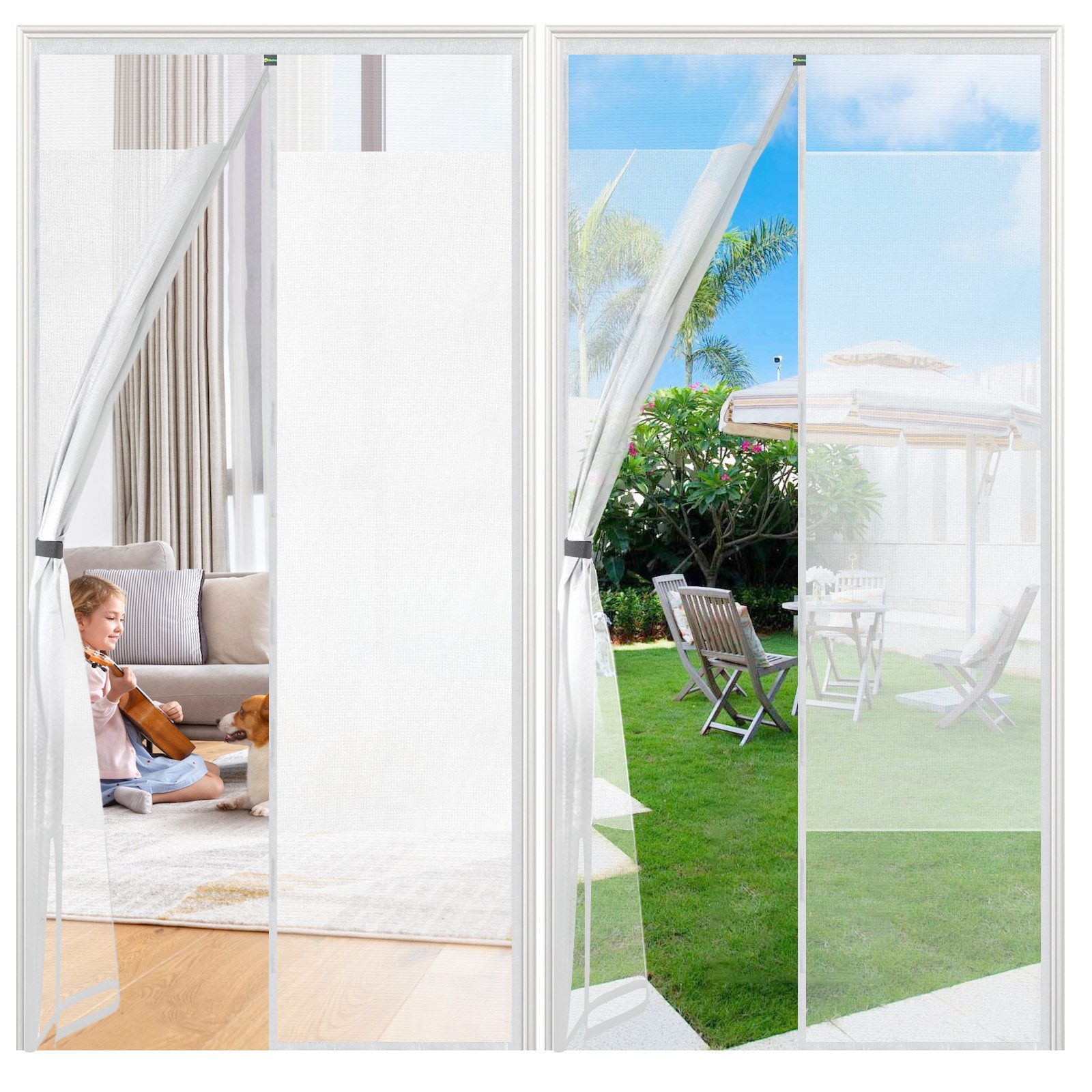 Sekey Insektenschutz-Tür Sichtschutz Türvorhang mit Magnet – Insektenschutz günstig online kaufen