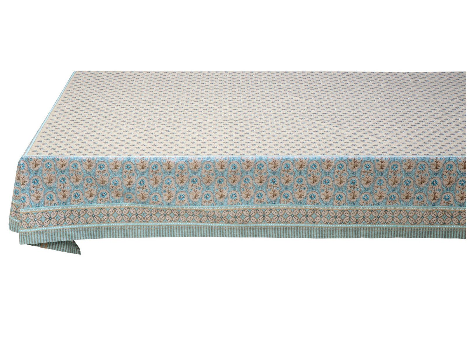 PiP Studio Tischdecke Blooming Tales Khaki-Blue Tischdecke 150x250cm