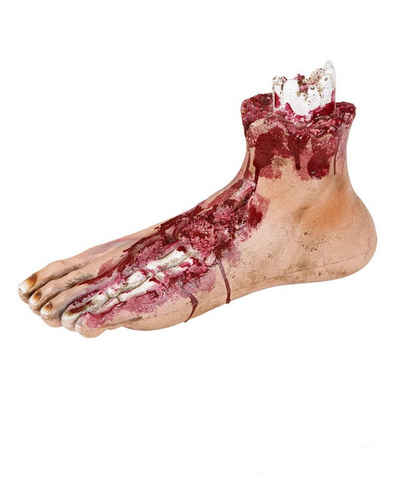 Horror-Shop Zombie-Kostüm Ausgerissener, blutiger Fuß eines Zombies