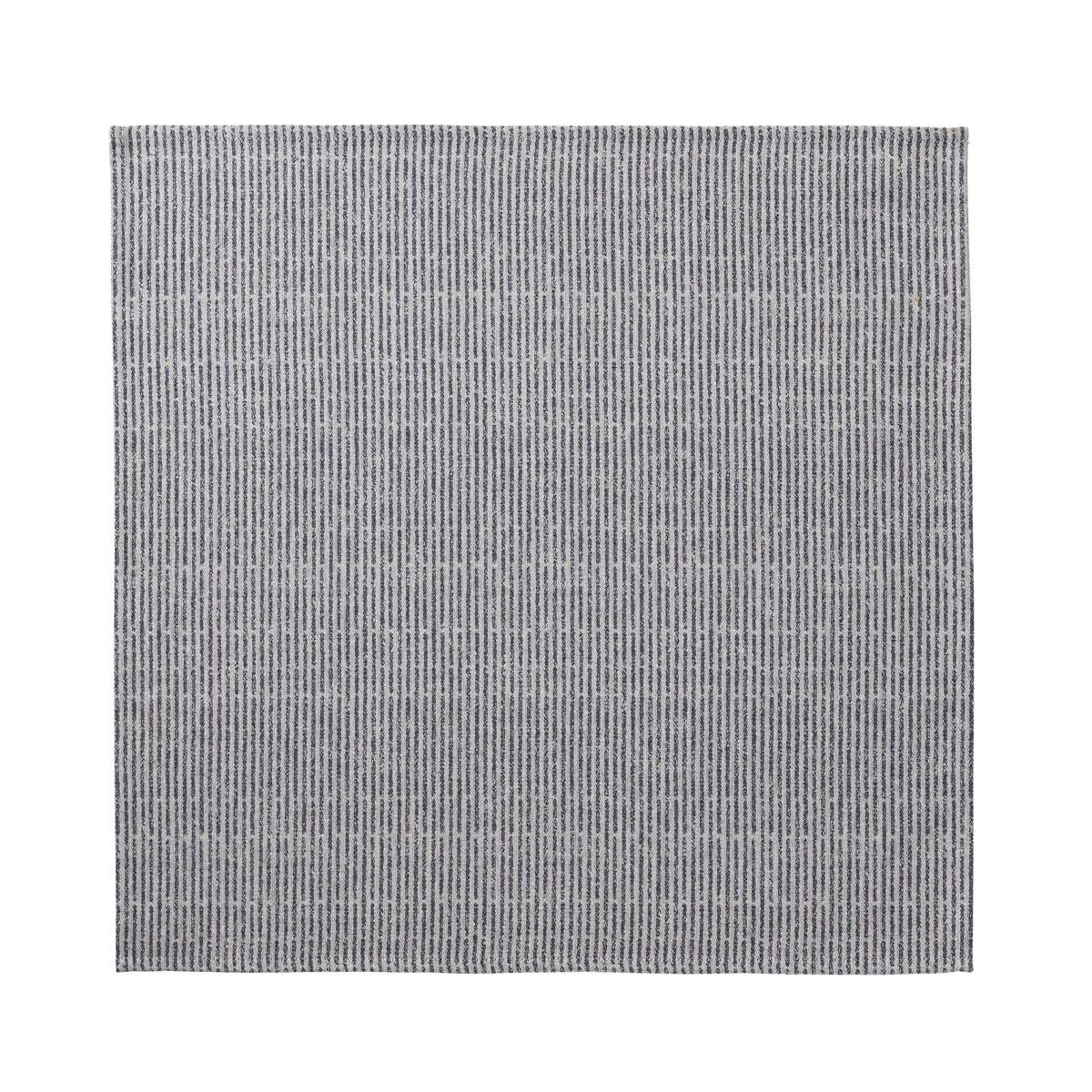 Le Jacquard Francais Stoffserviette Servietten (4x Set) Empreintes Rayures Cobalt 50x50 cm, (4 St)