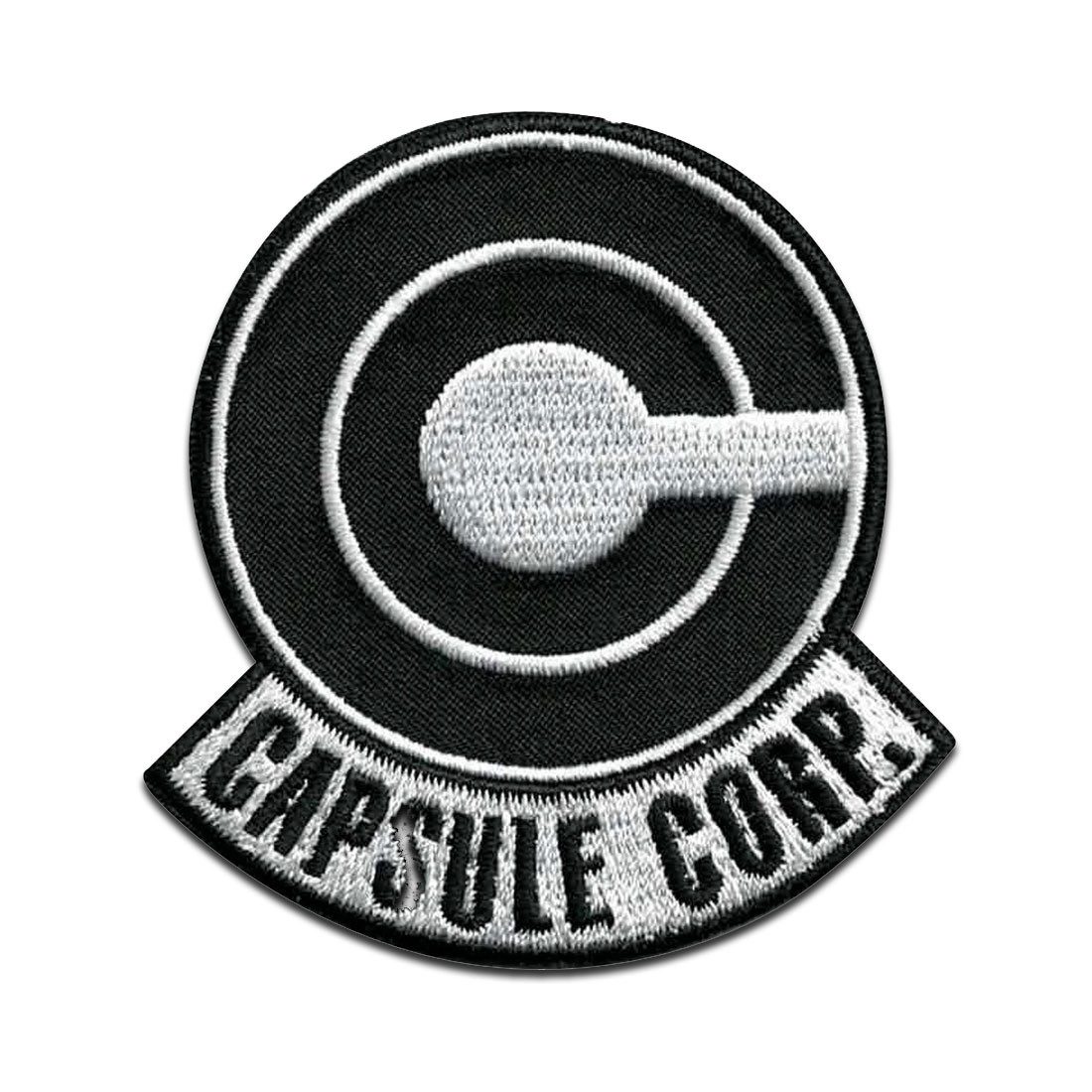 Dragon Ball Aufnäher Bügelbild, Aufbügler, Applikationen, Patches, Flicken, zum aufbügeln, Polyester, Dragon Ball © Capsule Corp - Größe: 6 x 6,2 cm