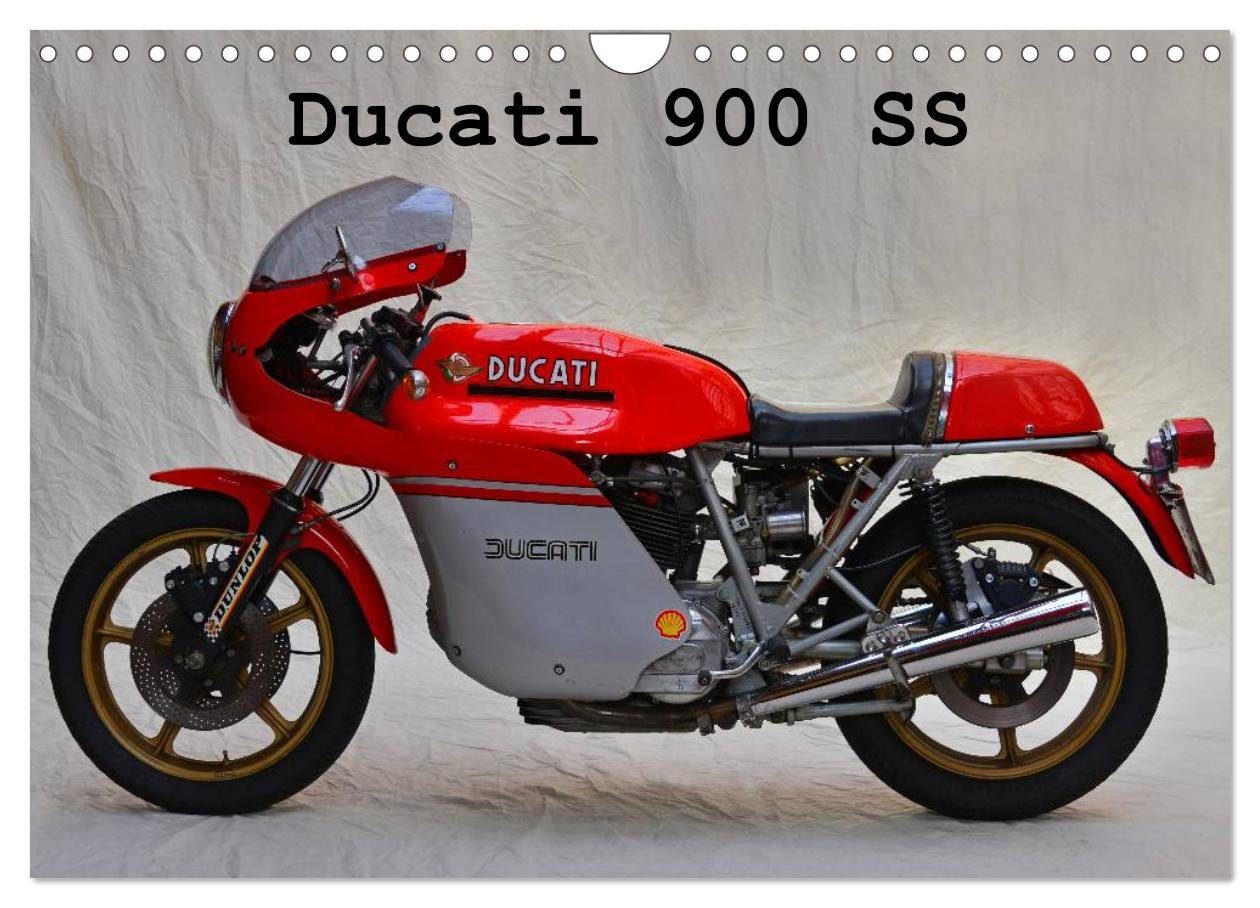 CALVENDO Wandkalender Ducati 900 SS (Wandkalender 2024 DIN A4 quer), CALVENDO Monatskalender