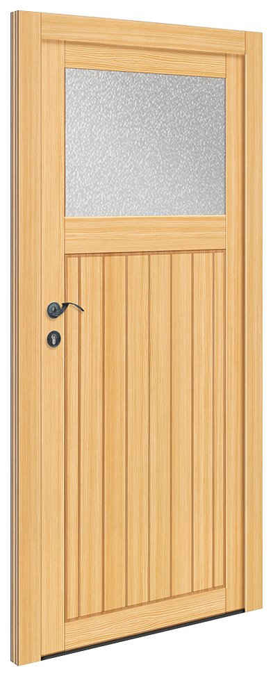 RORO Türen & Fenster Nebeneingangstür »OTTO 25«, BxH: 88x198 cm, Fichte, ohne Griffgarnitur