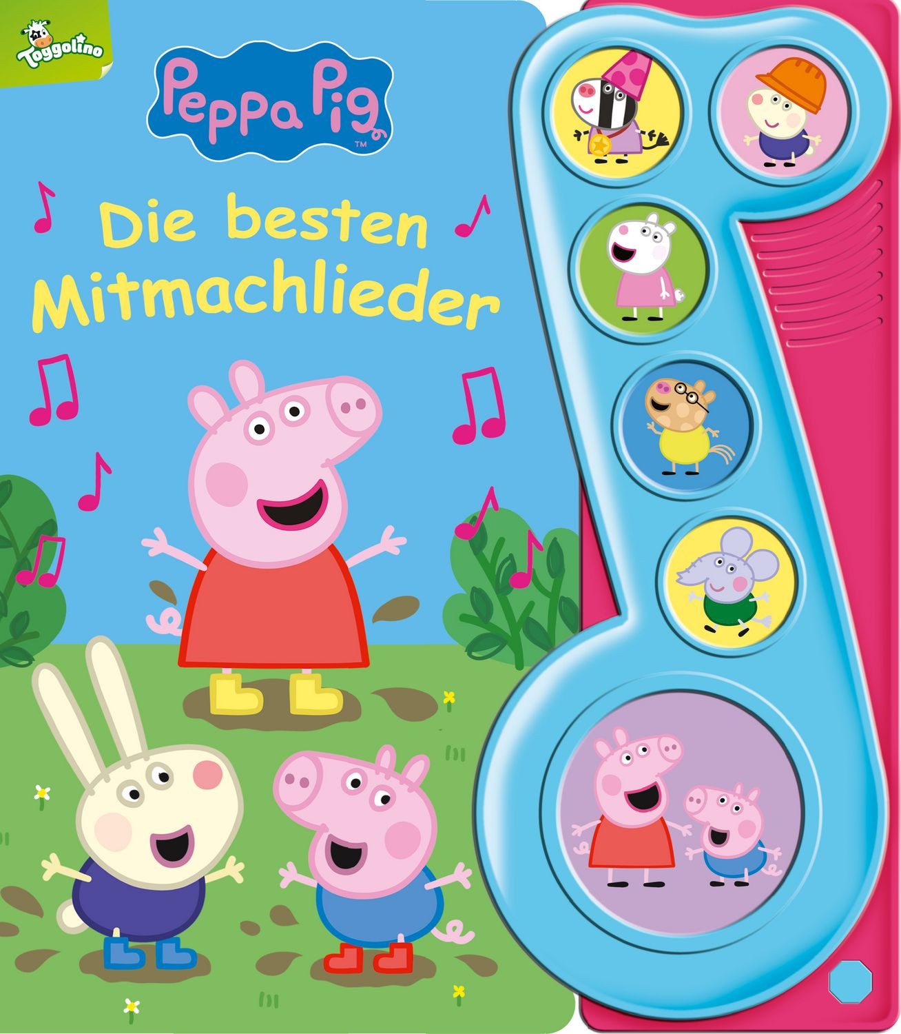 Peppa Pig - Die besten Mitmachlieder - Liederbuch mit Sound - Pappbild / diverse
