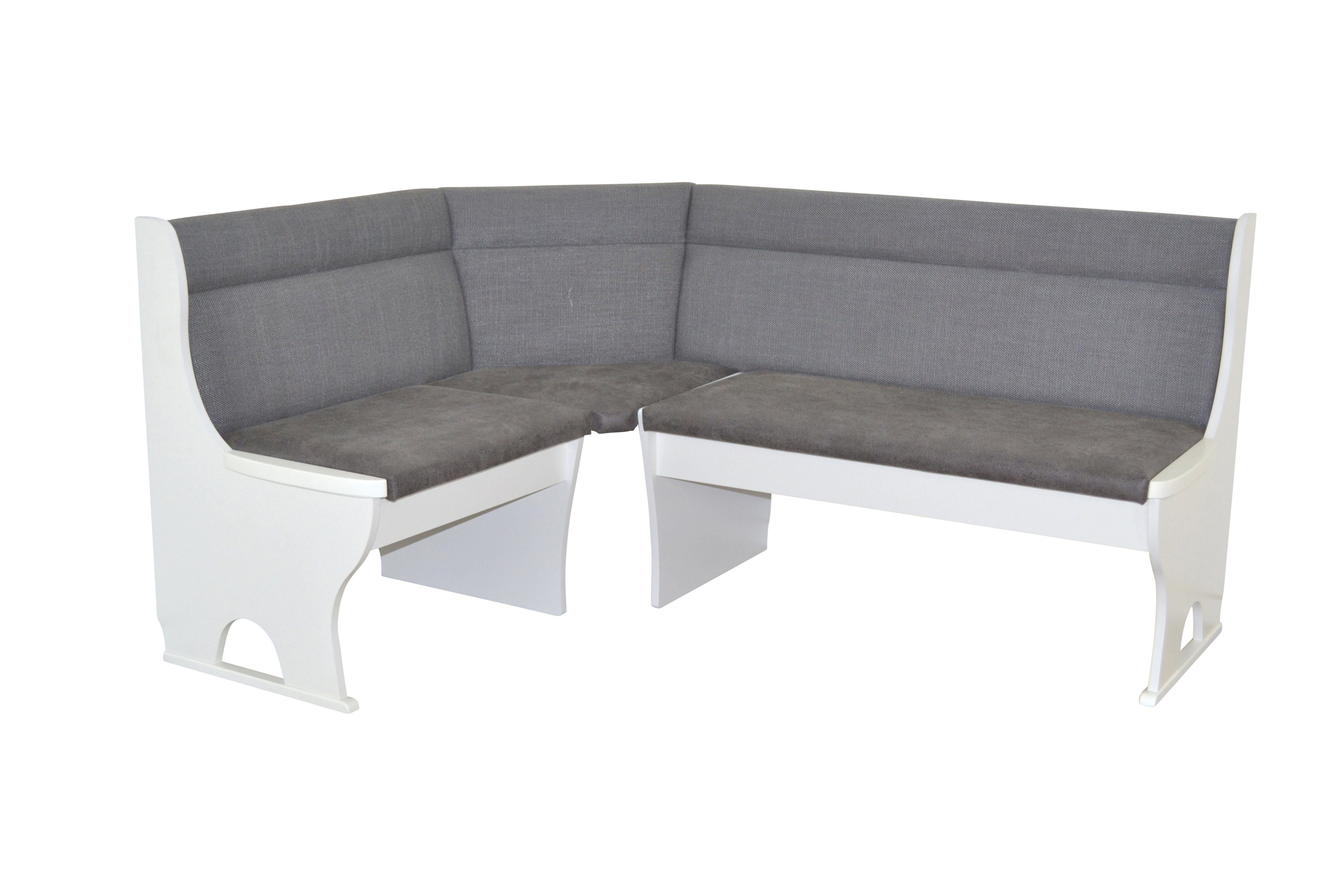 moebel-direkt-online Eckbank Cora (Schenkel rechts/links montierbar, Stellfläche 125x165 cm)