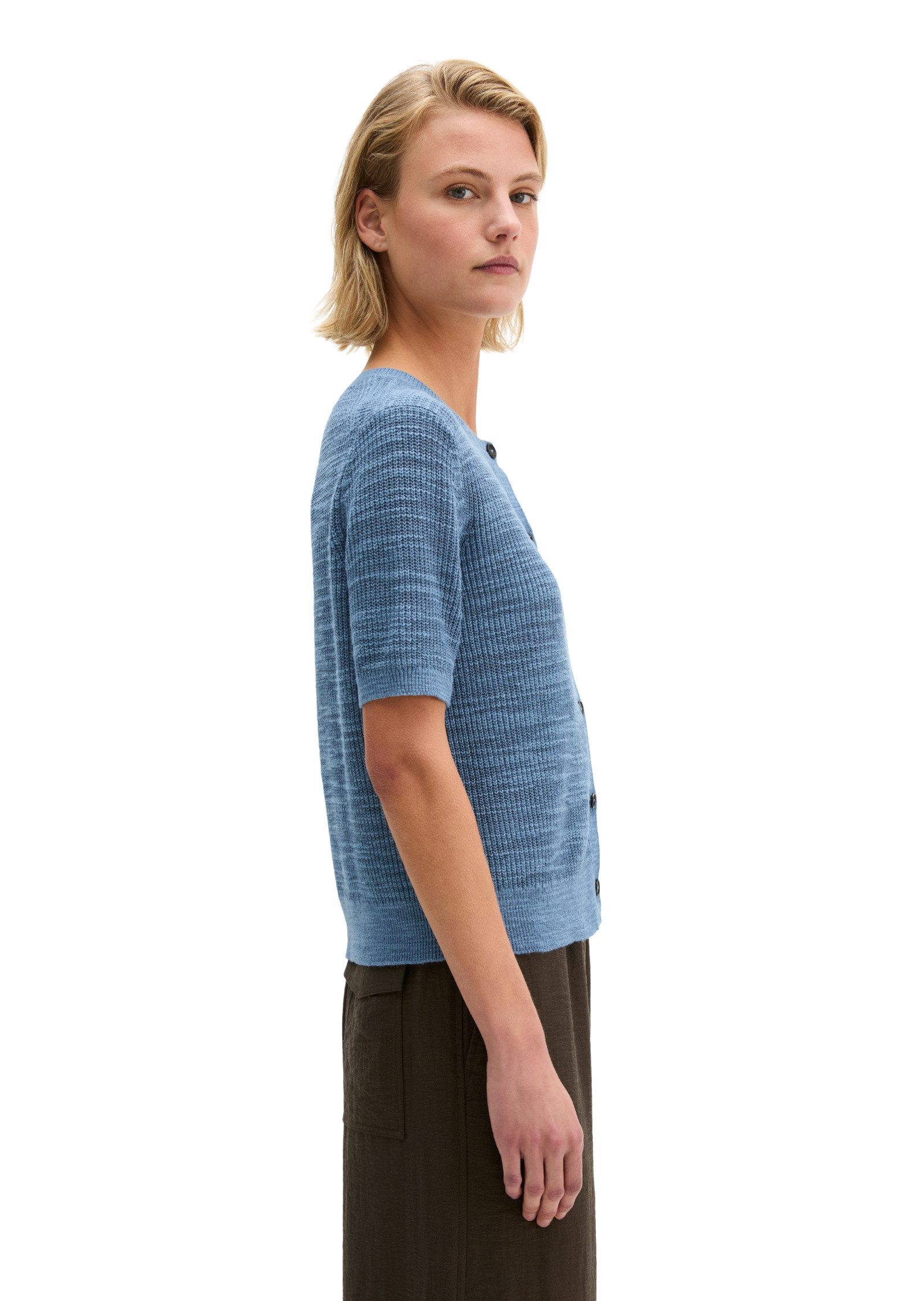 Marc O'Polo Cardigan aus Leinen-Baumwolle-Mix