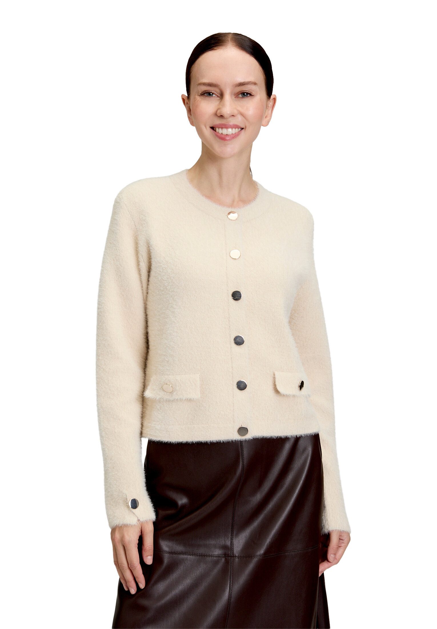 Betty Barclay Strickjacke Damen mit Knopfleiste (1-tlg)