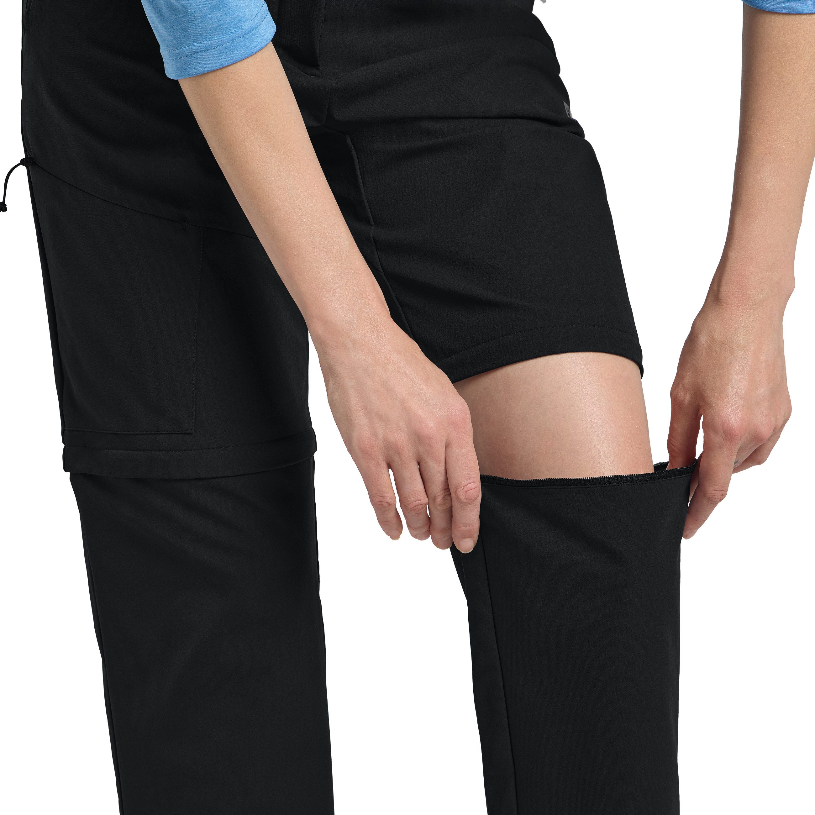 Jack Wolfskin Zip-off-Hose PICO TRAIL ZIP OFF PANTS W Atmungsaktiv & schnell trocknend & zwei Tragevarianten