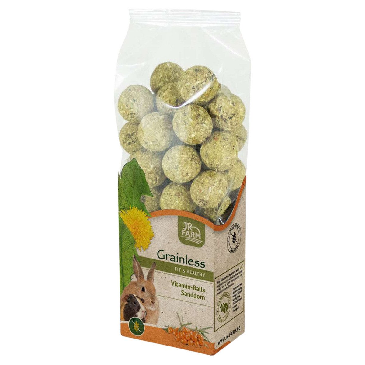 JR Farm Grainless Health Vitamin-Balls Sanddorn 150 g - 7 Stück, für: Kleintier