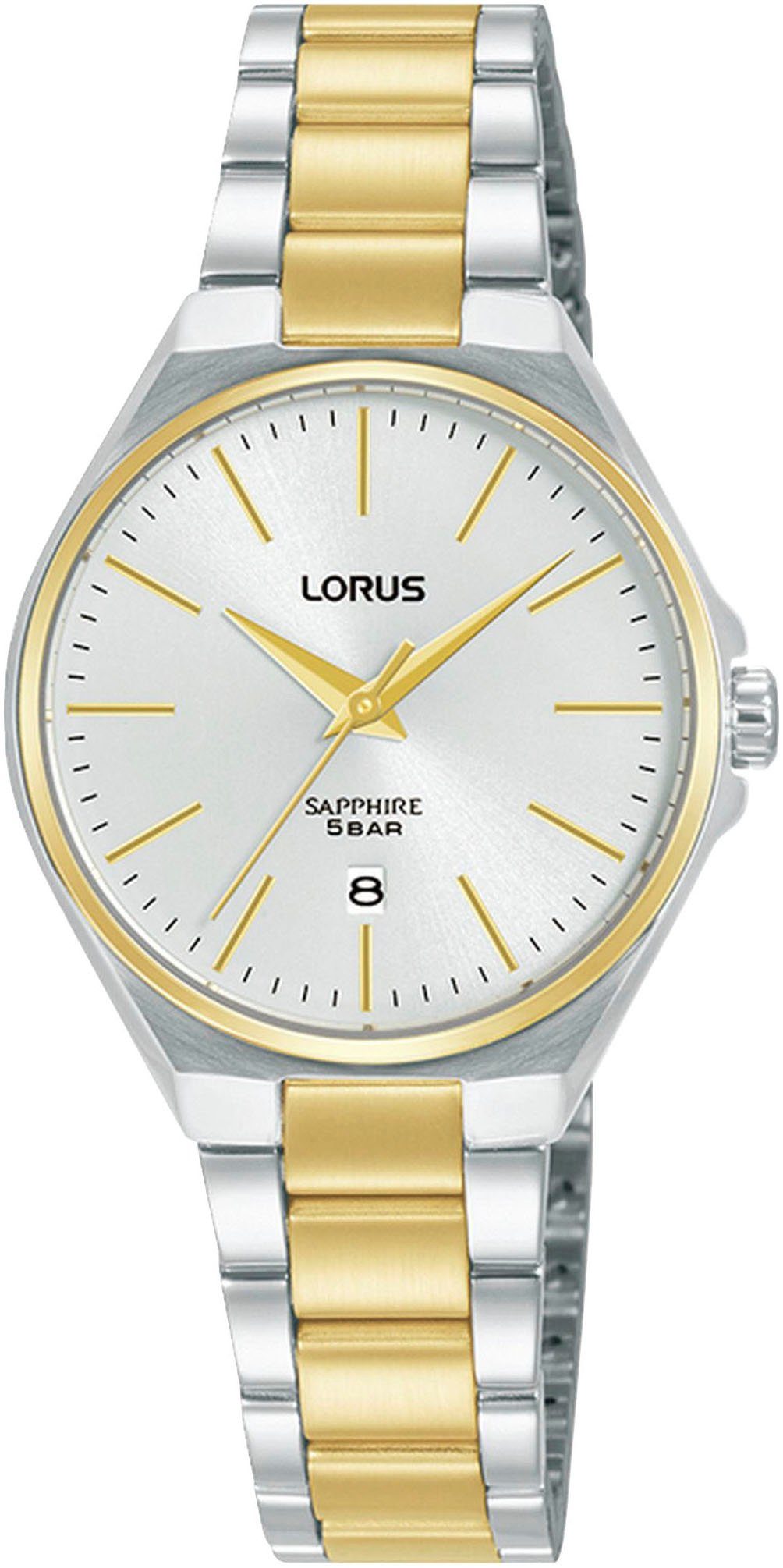 LORUS Quarzuhr RJ270BX9, Armbanduhr, Damenuhr, Saphirglas Edelstahlarmband günstig online kaufen