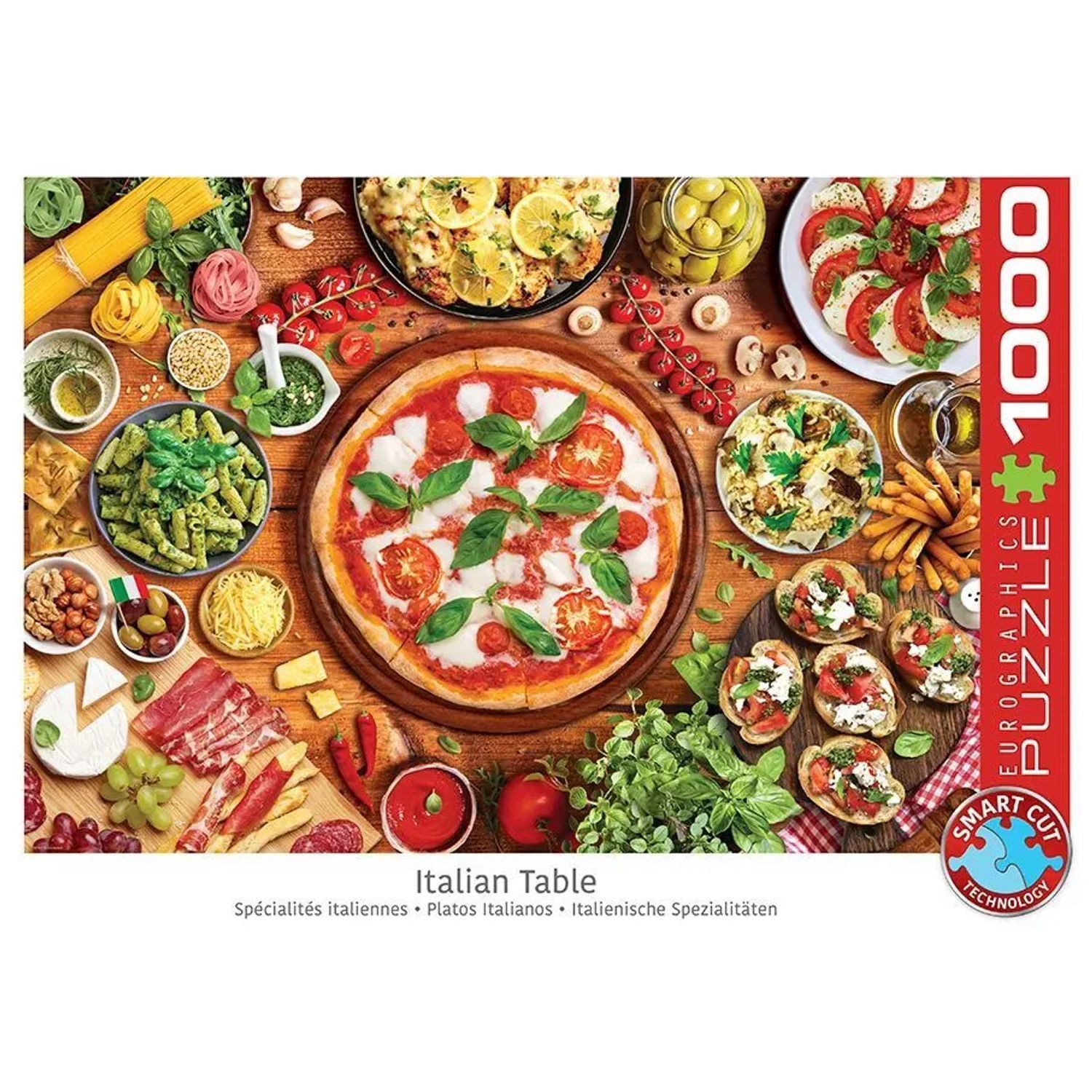 EUROGRAPHICS Puzzle Italian Table (Puzzle), 1000 Puzzleteile