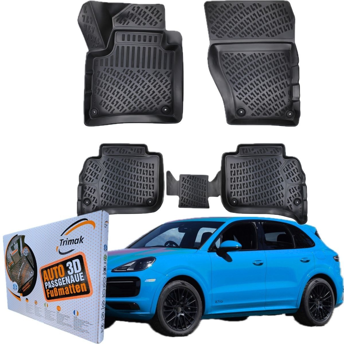 Passform-Fußmatten Oder Kofferraumwanne Oder Set Porsche Cayenne