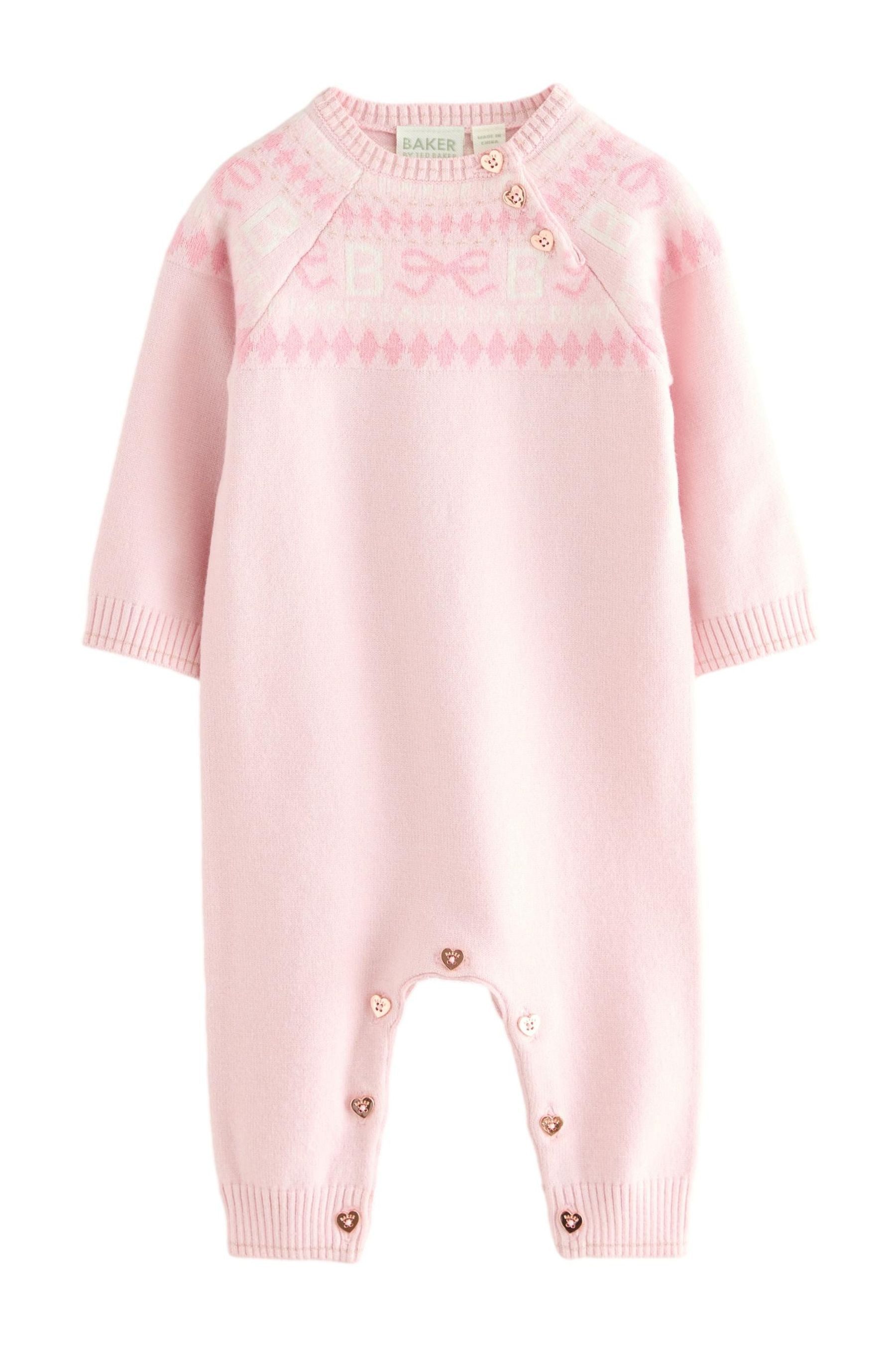 Strampler Baker by Ted Baker Strampler mit Fairisle-Strick