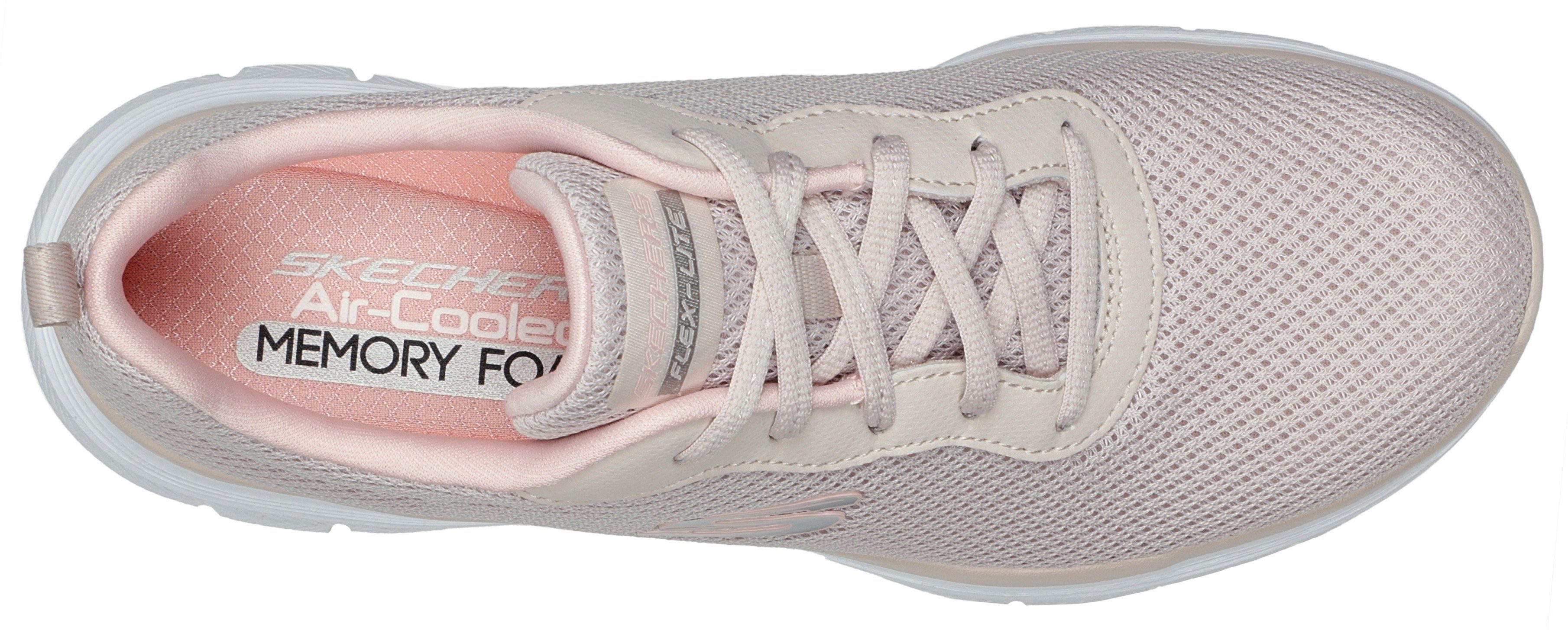 Sneaker Memory Skechers BRILLINAT Foam hellrosa Ausstattung APPEAL Air-Cooled mit 4.0 FLEX VIEW