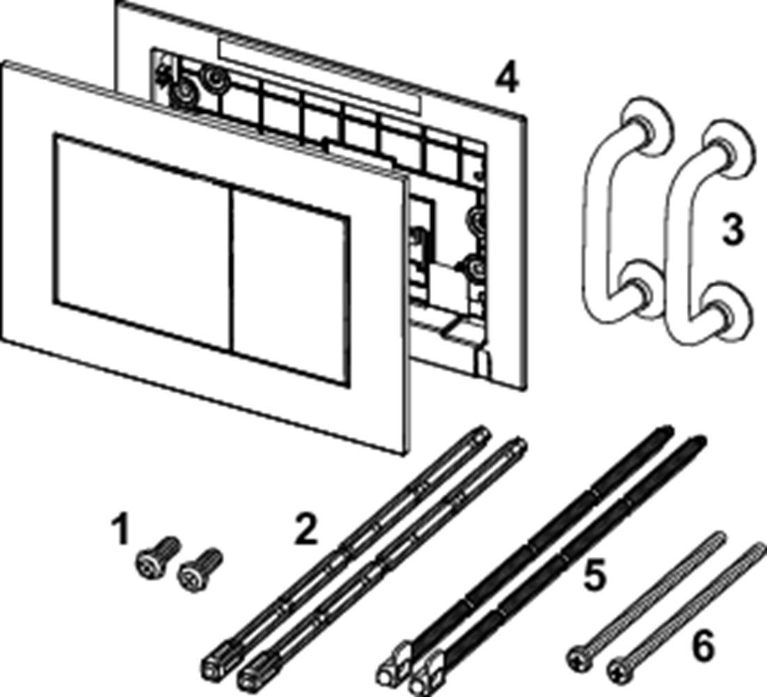 TECE Betätigungsplatte TECEnow WC-Betätigungsplatte schwarz matt