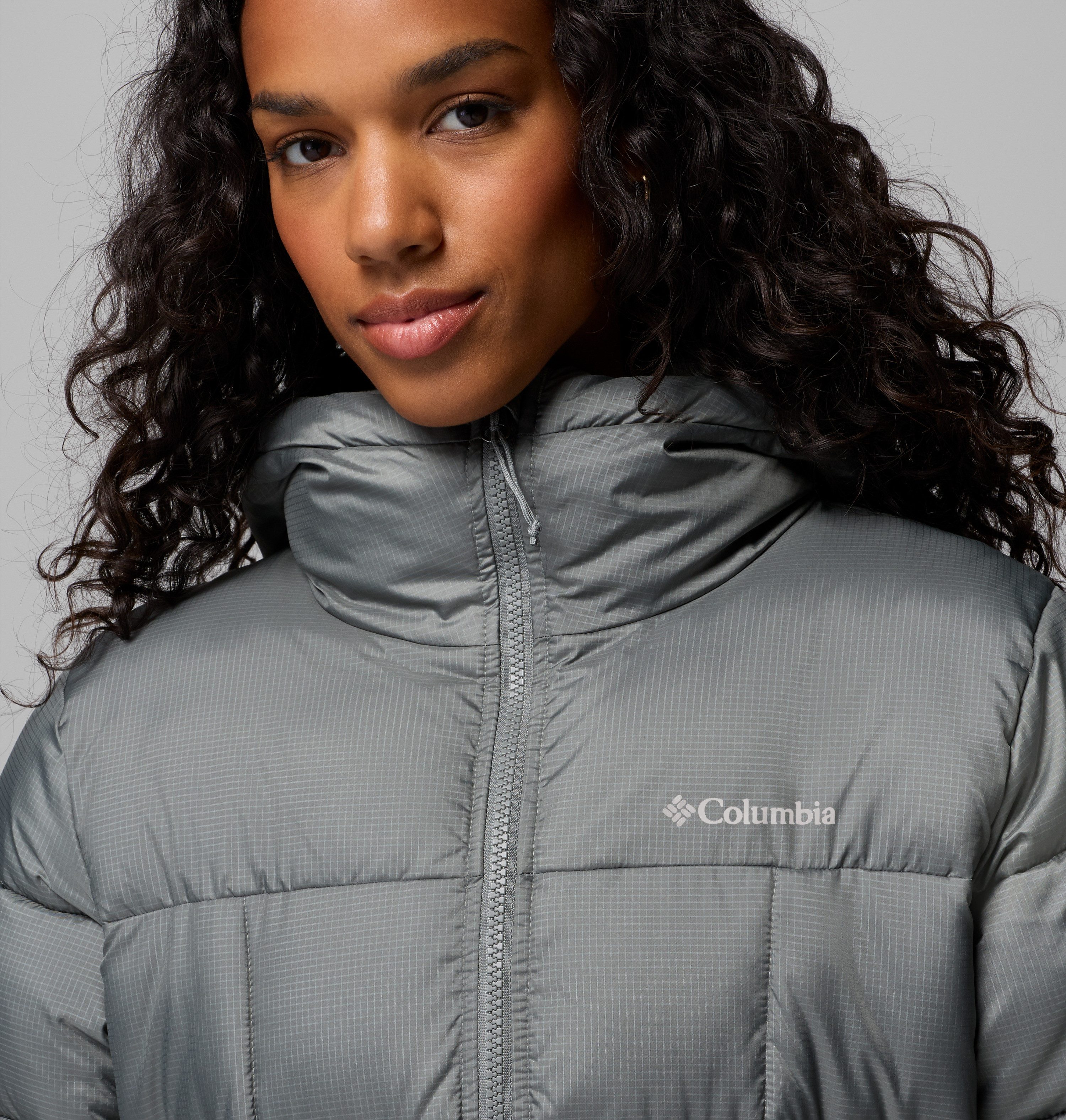 Columbia Wintermantel Puffect III Long Jacket wasserabweisend, windabweisend, wärmeisolierende Wattierung