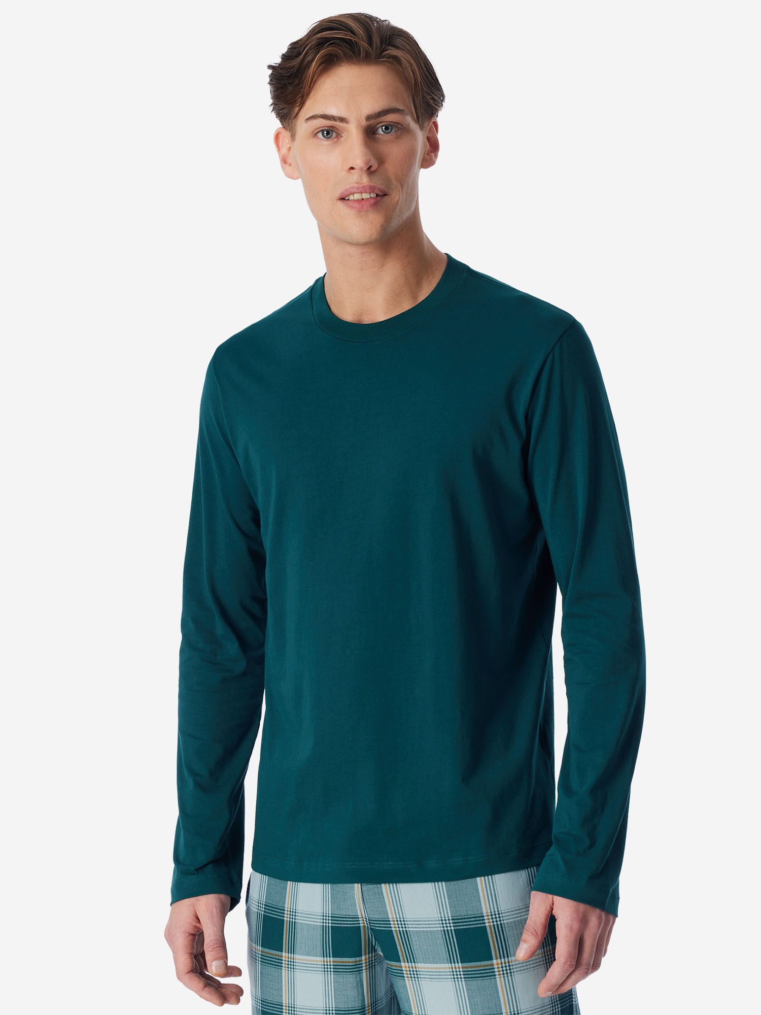 Schiesser Pyjamaoberteil Mix Relax Schlafshirt, Pyjama Shirt, Nachtshirt