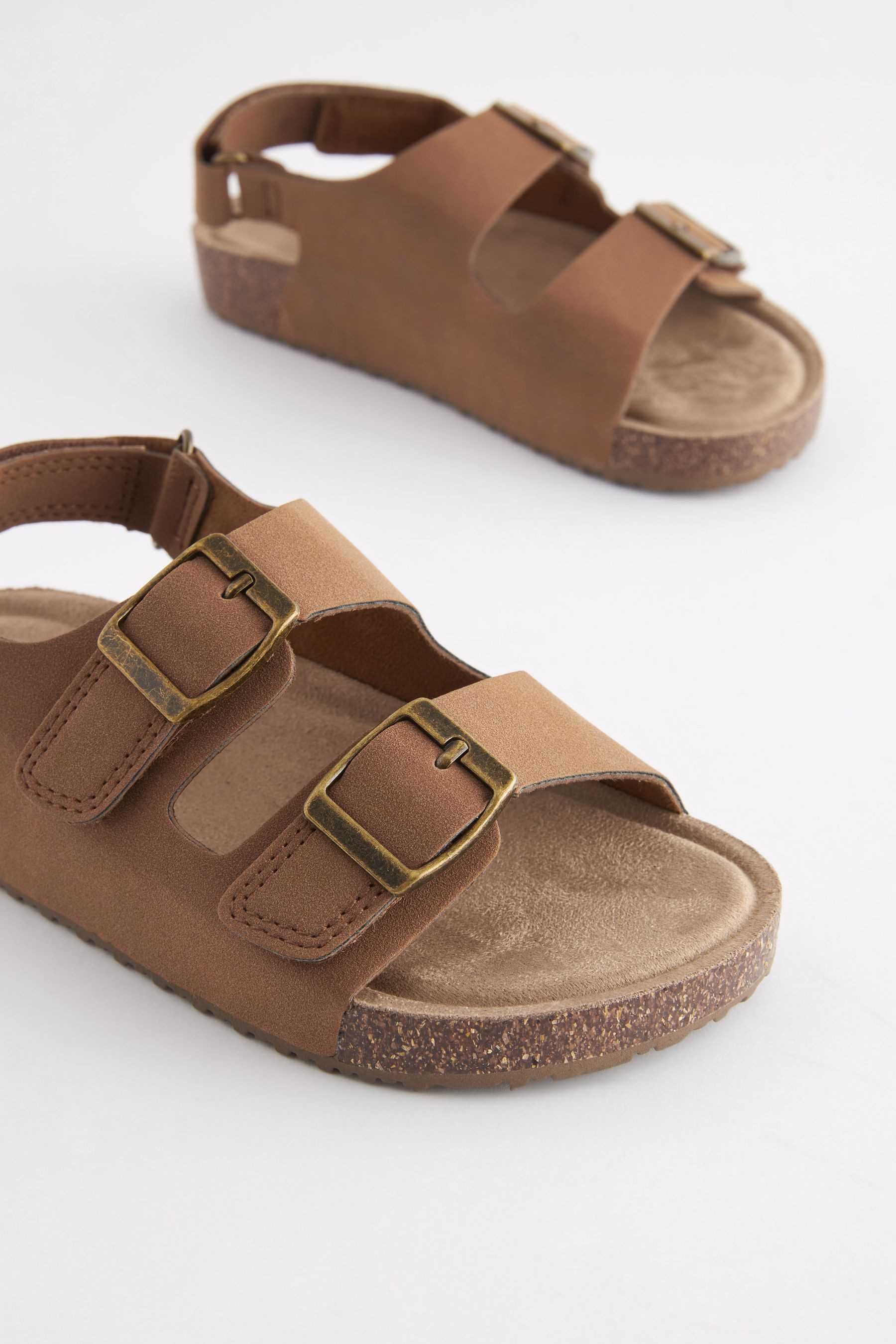 Next Sandalen mit Korksohle und Klettverschlussriemen Sandale – Bild 4 von 5