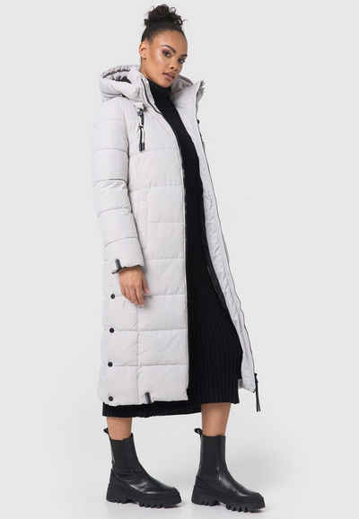 Marikoo Winterjacke Nadeshikoo XIV extra langer Winter Mantel gesteppt