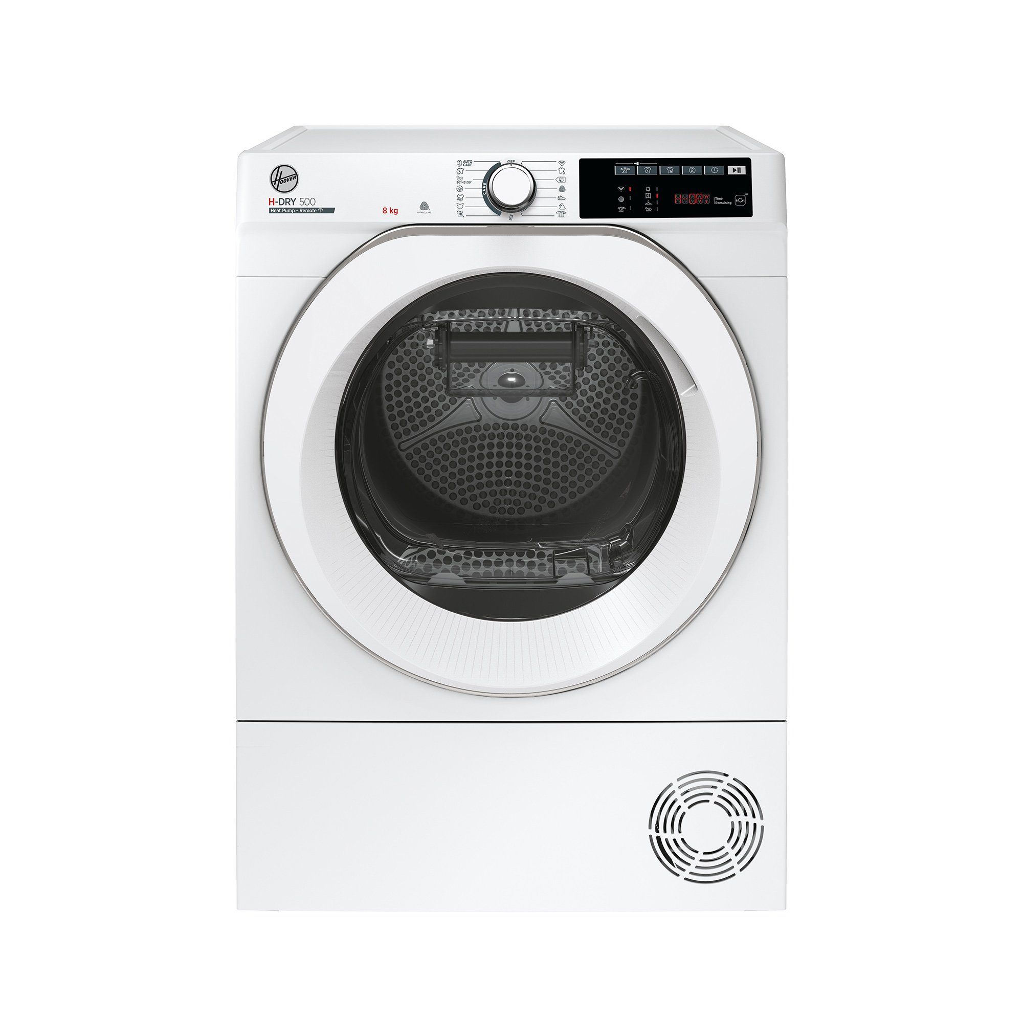 Hoover Wärmepumpentrockner NDE H8A2TCEXS-S, AquaVision, WiFi + Bluetooth, 5D-Digitaldisplay, Schuhgestell – Bild 2 von 5