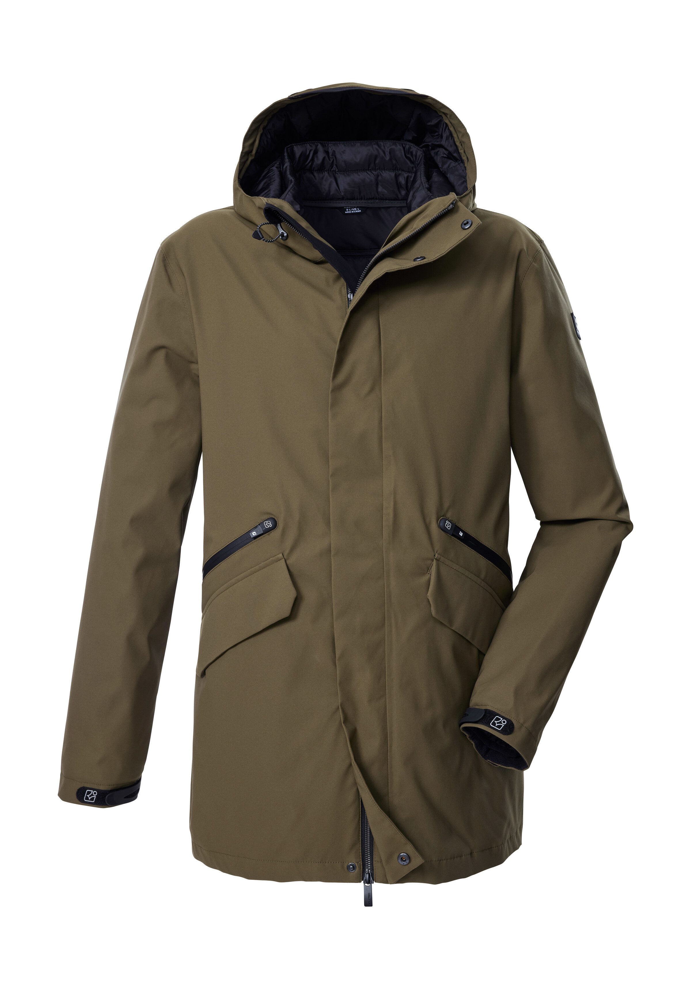 Killtec 3-in-1-Funktionsjacke KOW 94 MN PRK 3 in 1 Parka: wasserdicht, atmungsaktiv, verstellbare Kapuze