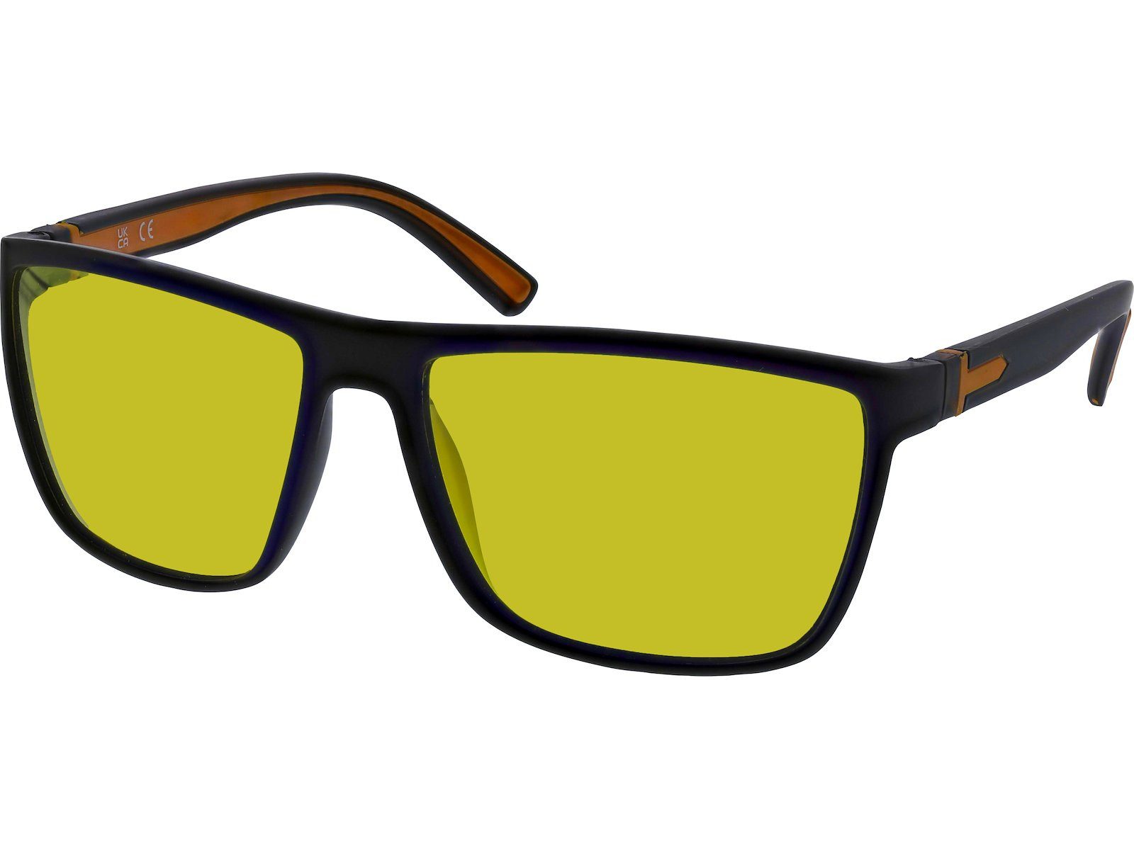 Kinetic Sonnenbrille Sungazer Polarized Sunglasses Grey, Yellow, Brown Polarisiert 100% UV (1-St) Faltbarer Rahmen für einfache Aufbewahrung und Transport