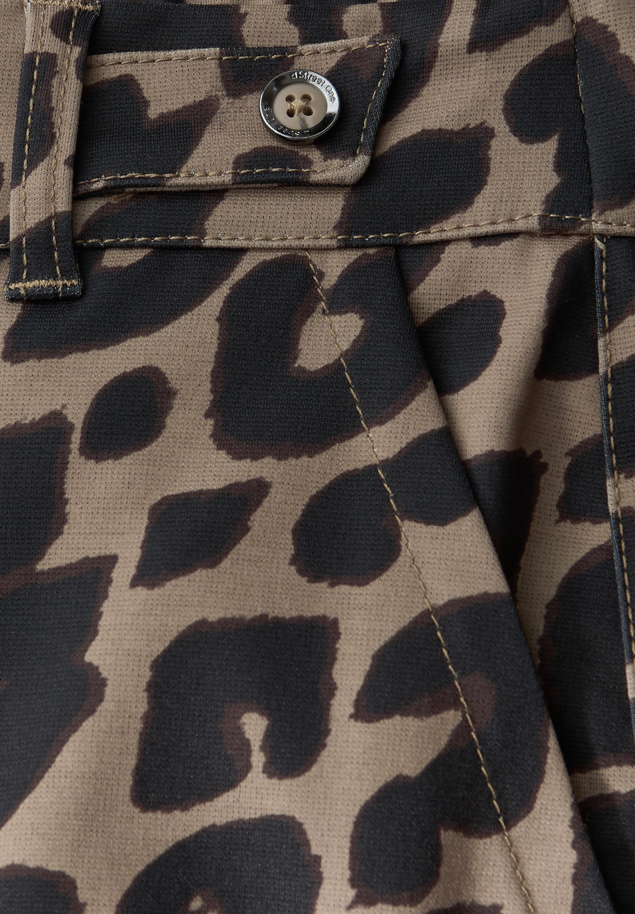 STREET ONE Stoffhose High Waist