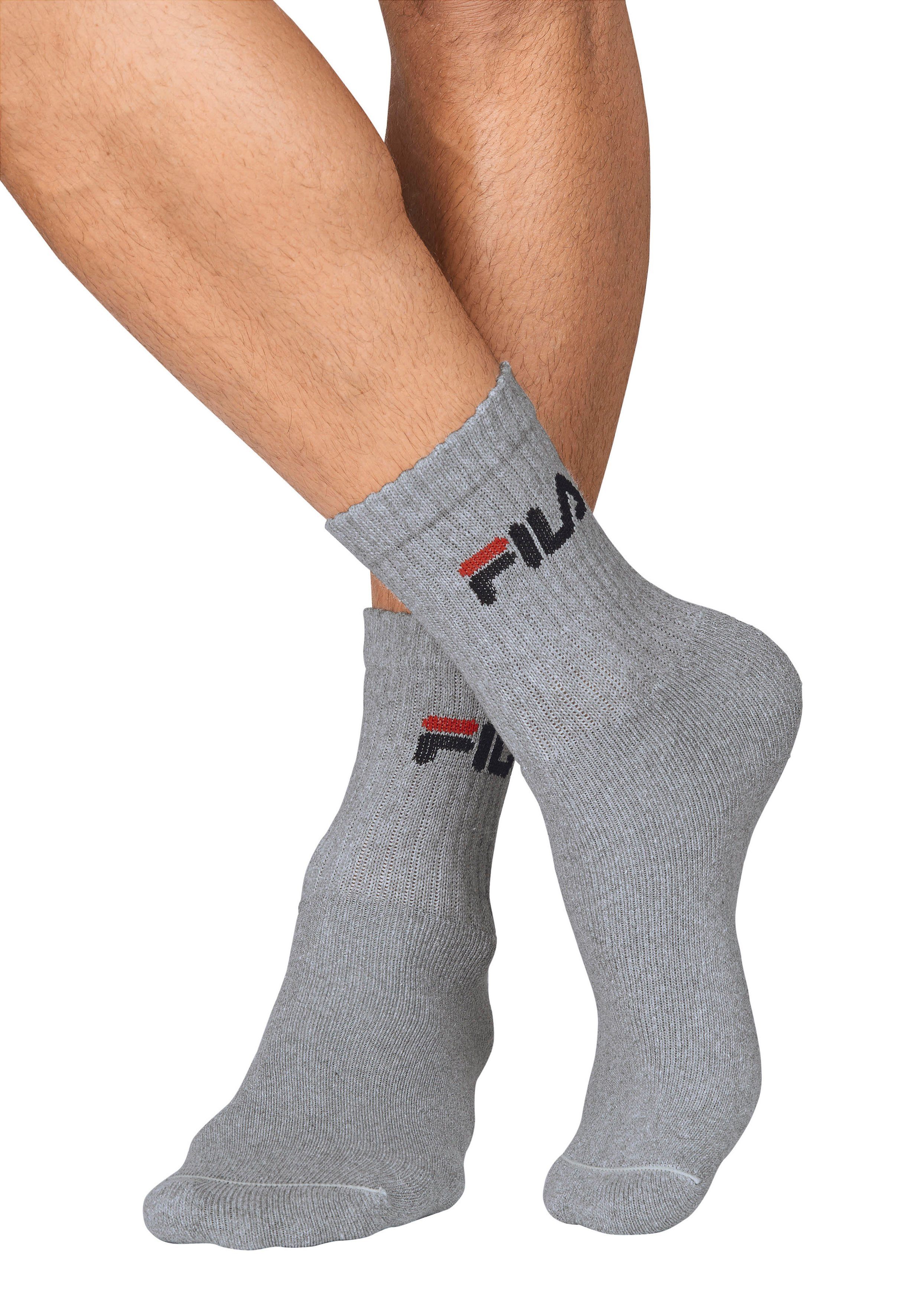 Fila Tennissocken UNISEX CREW TENNIS FULL TERRY SOCKS (6-Paar) Sportsocken, günstig online kaufen
