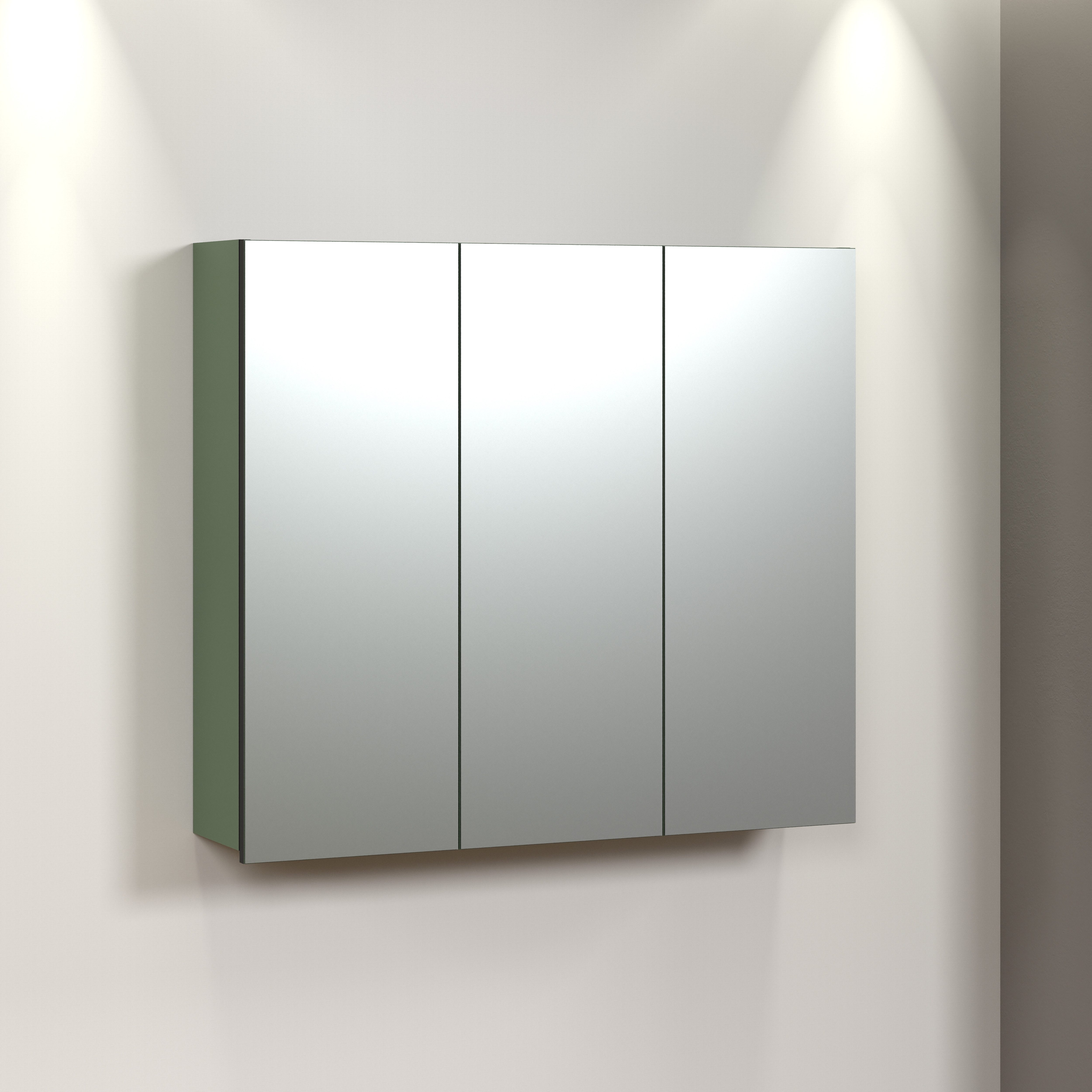 welltime Spiegelschrank Amrum (1-St) 3-Türiger Badspiegel mit Stauraum - Ma günstig online kaufen