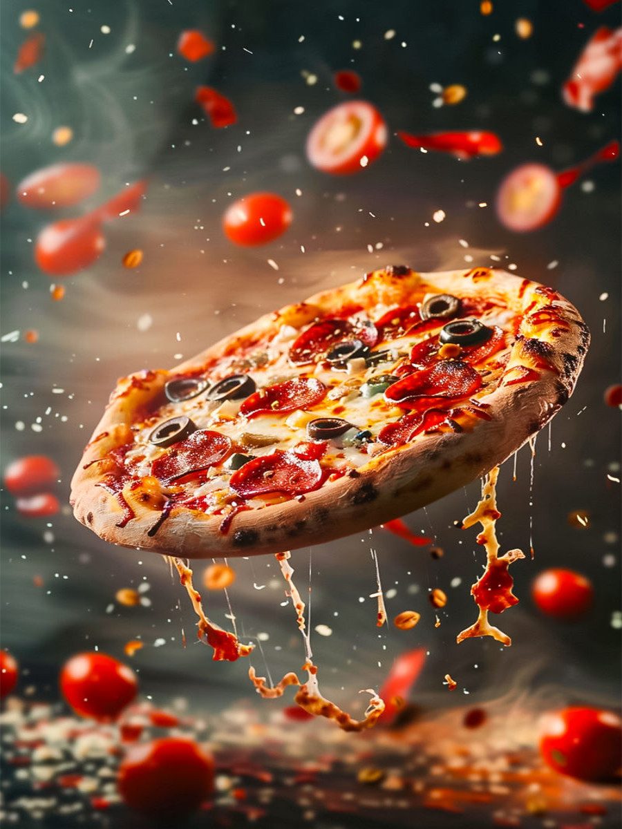 CALVENDO Puzzle CALVENDO Puzzle Pizza, 1000 Teile Lege-Größe 64x48cm Foto-Puzzle für, 1000 Puzzleteile