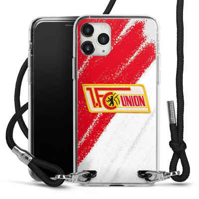 DeinDesign Handyhülle Offizielles Lizenzprodukt 1. FC Union Berlin Logo, Apple iPhone 11 Pro Max Handykette Hülle mit Band Case zum Umhängen