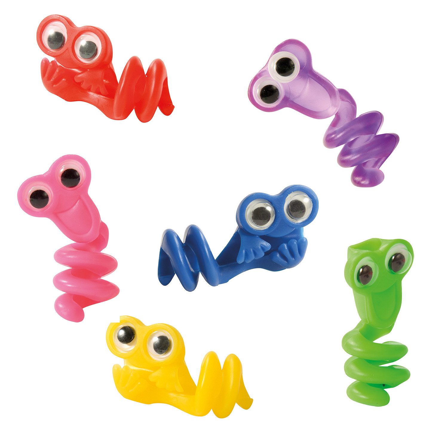 EDUPLAY Buntstift Stiftemonster mit Wackelaugen, 5 x 2 cm, (12-tlg), 5 x 2 cm, 12-teiliges Set (Farbe zufällig)