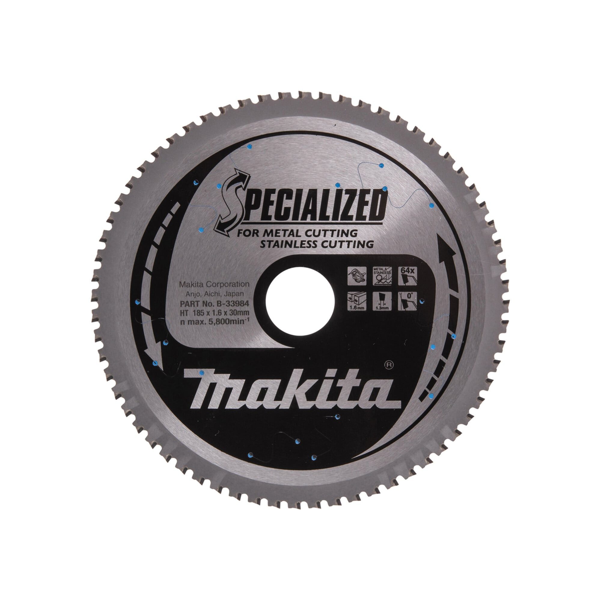 Kreissägeblatt Makita Specialized Sägeb.185x30x64Z (B-33984)
