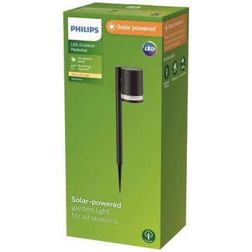 Philips LED Solarleuchte Outdoor Solar Sockelleuchte Spiess 1.5W