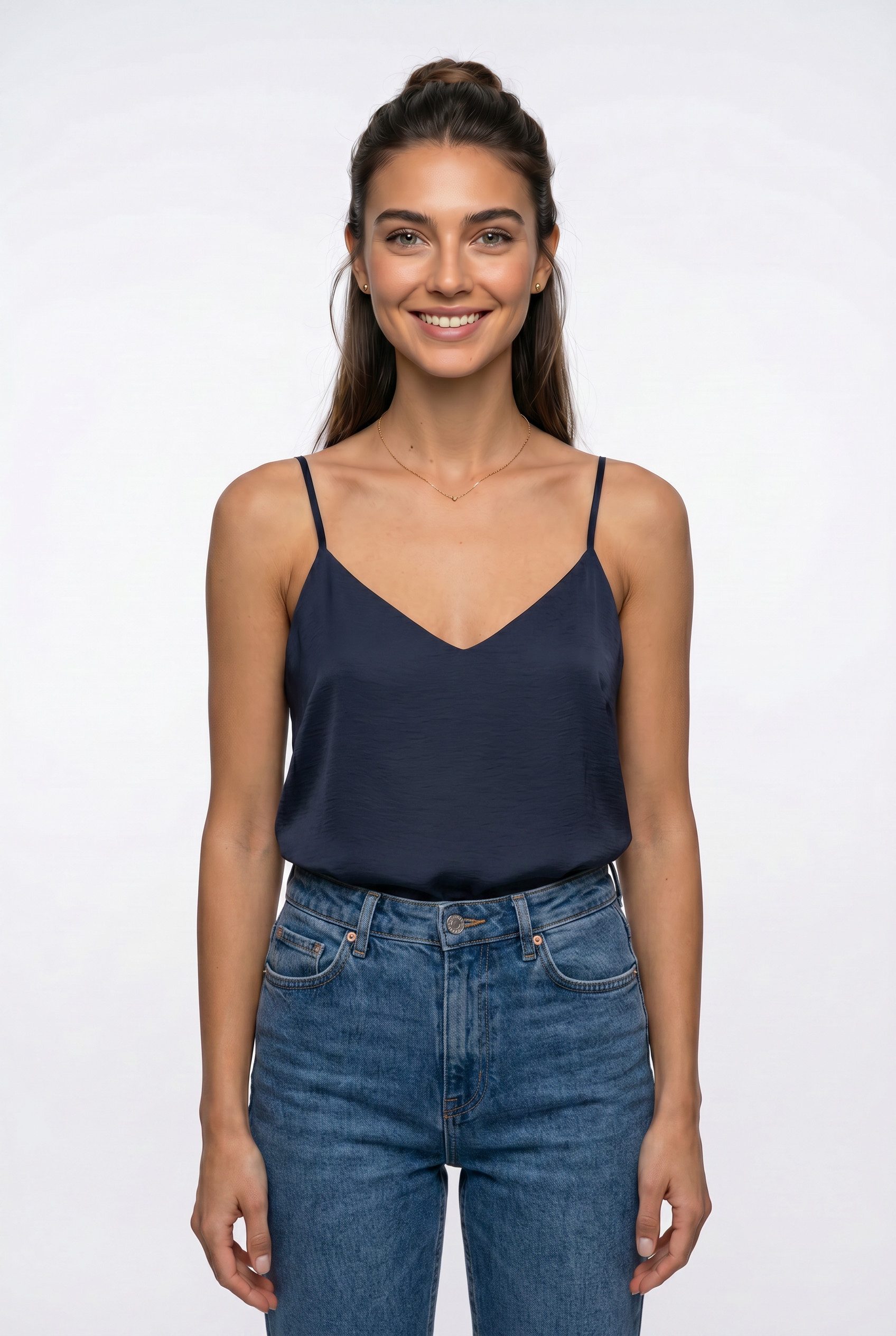 Vero Moda Spaghettitop VMJOSIE SINGLET WVN GA Viskosemischung, regular fit