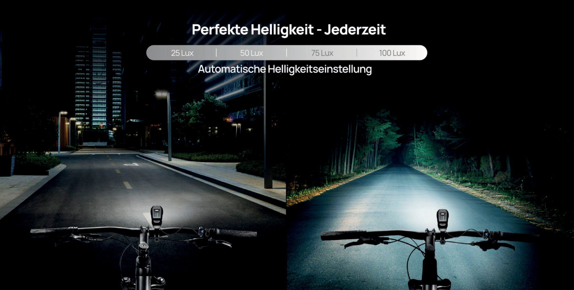 FISCHER Fahrrad Fahrrad-Frontlicht LED-Akku Frontlicht 100 Lux Fernlicht – Bild 4 von 5