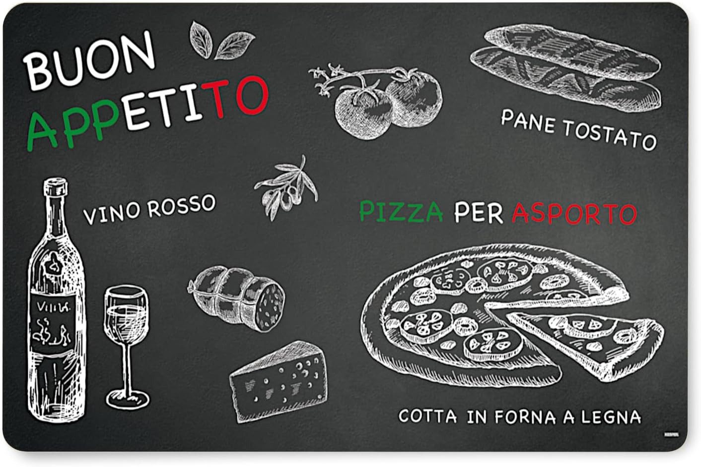 KESPER® Platzset Platzset RISTORANTE aus Polypropylen/Untersetzer, günstig online kaufen