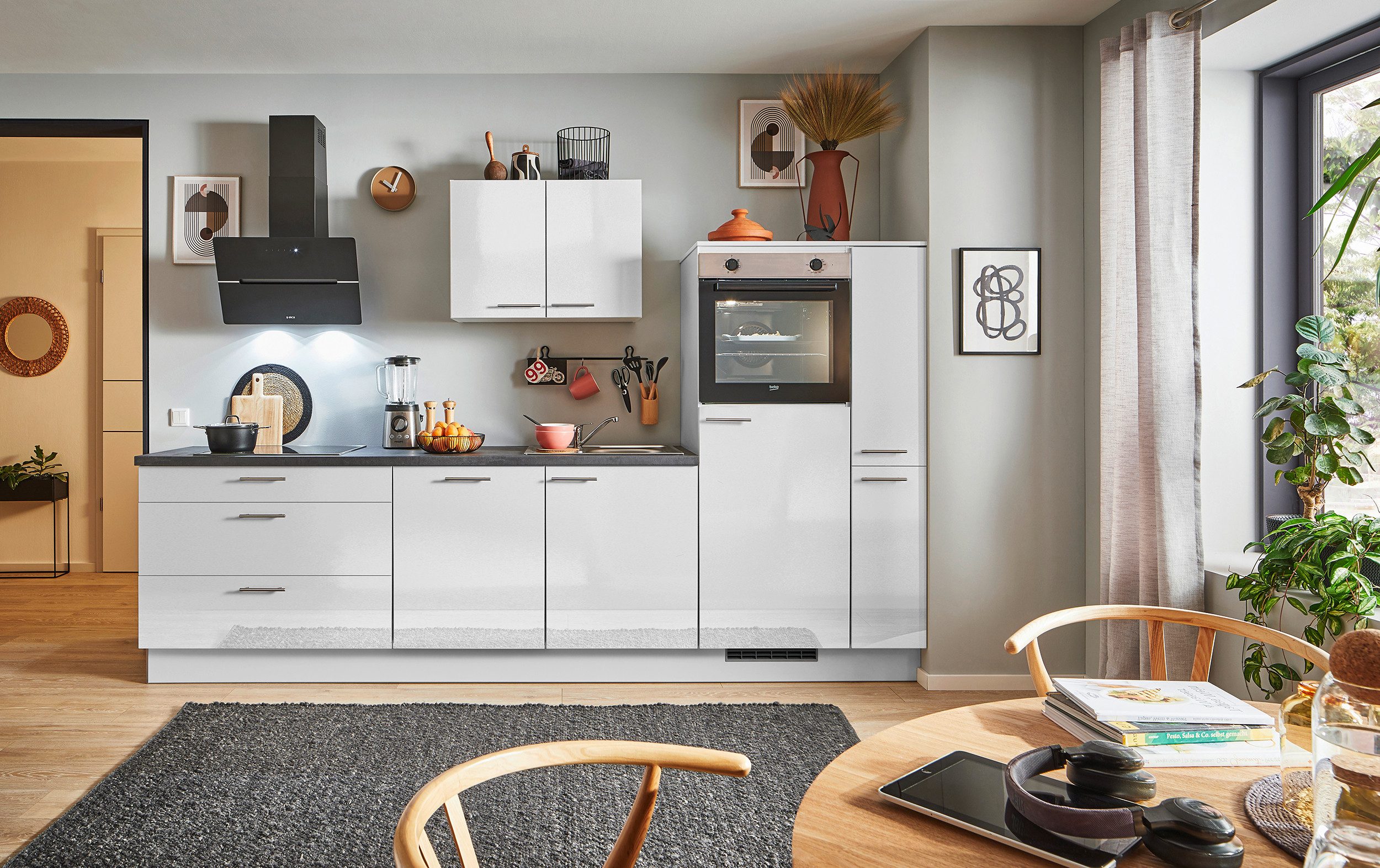 pino Küchenzeile Stockholm, individuell anpassbar, gratis günstig online kaufen