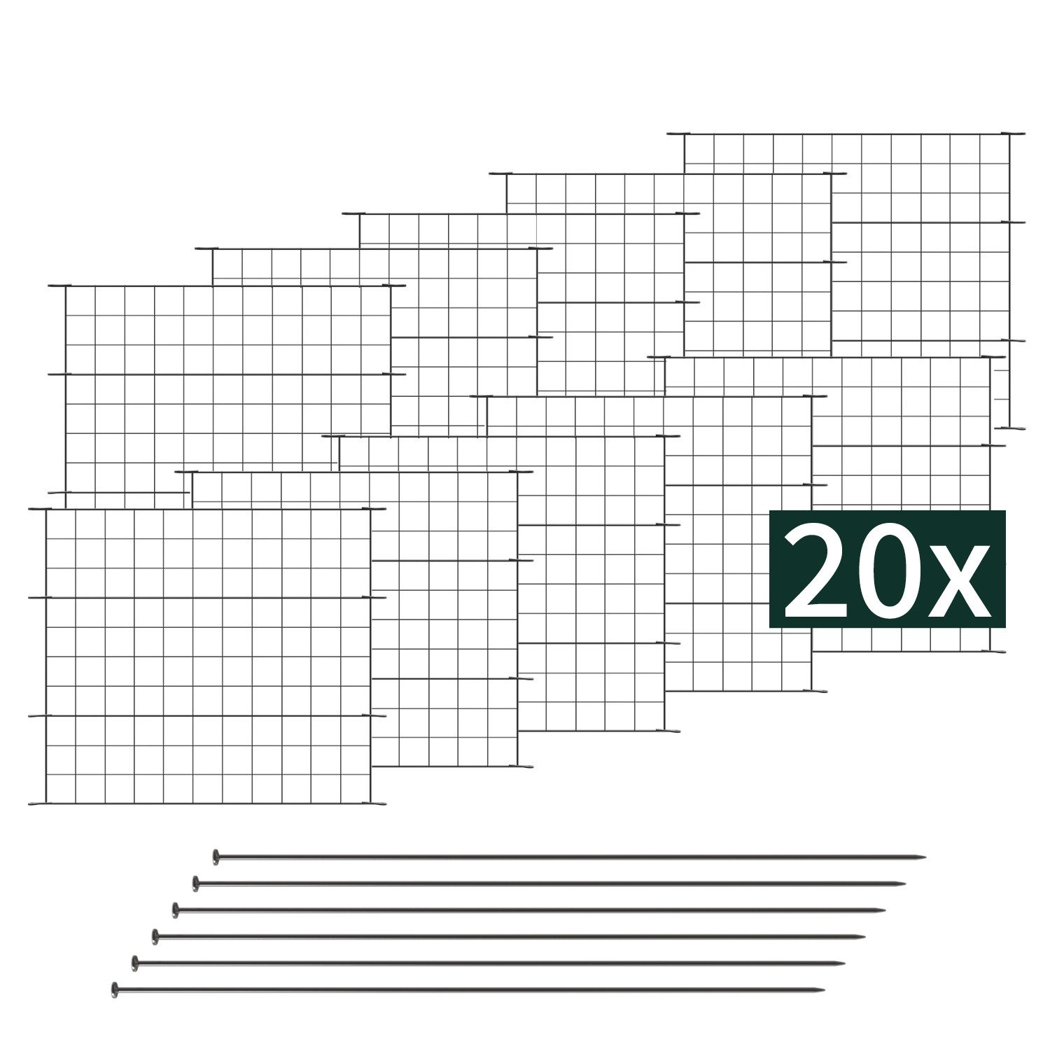 VERDOBA Zaun Teichzaun Gartenzaun Hundezaun - günstig online kaufen