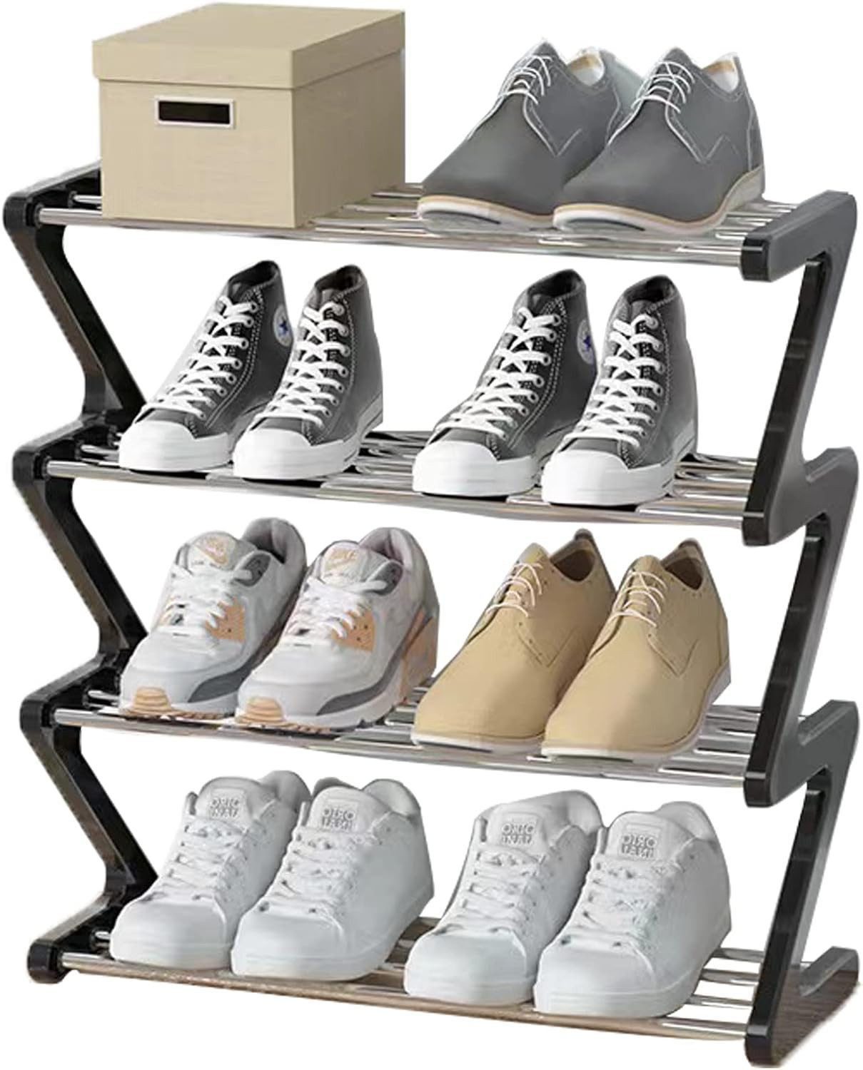 FELIXLEO Schuhregal Schuhständern, Schuhschrank 3-4 Ablagen günstig online kaufen