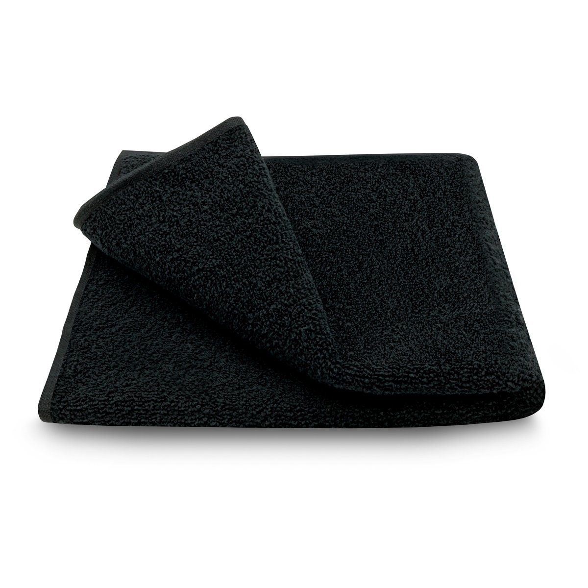 ARLI Handtuch 8 anthrazit Baumwolle Rohstoff + schwarz Design Frottier Set modern schlicht praktisch x 8 100% Serie aus 4 elegant (8-tlg) Set Handtücher mit Stück, hochwertigem Handtuchaufhänger klassischer 4 Handtuch